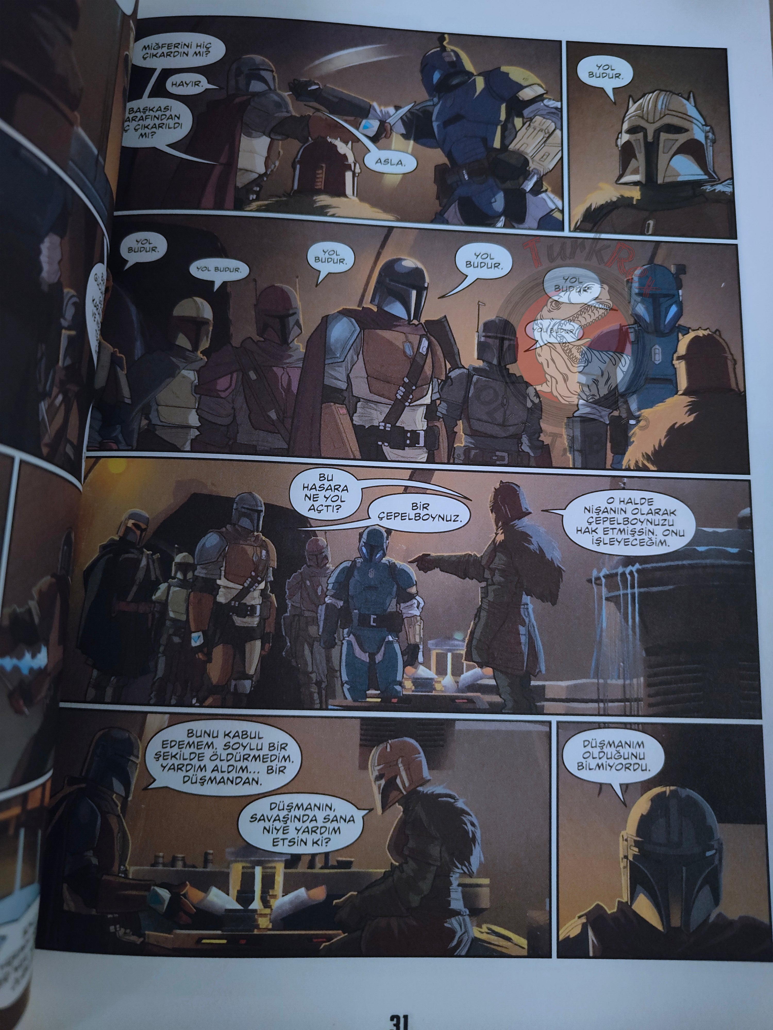 Star Wars - The Mandalorian #1 Turkish Comic Turkey Season 1