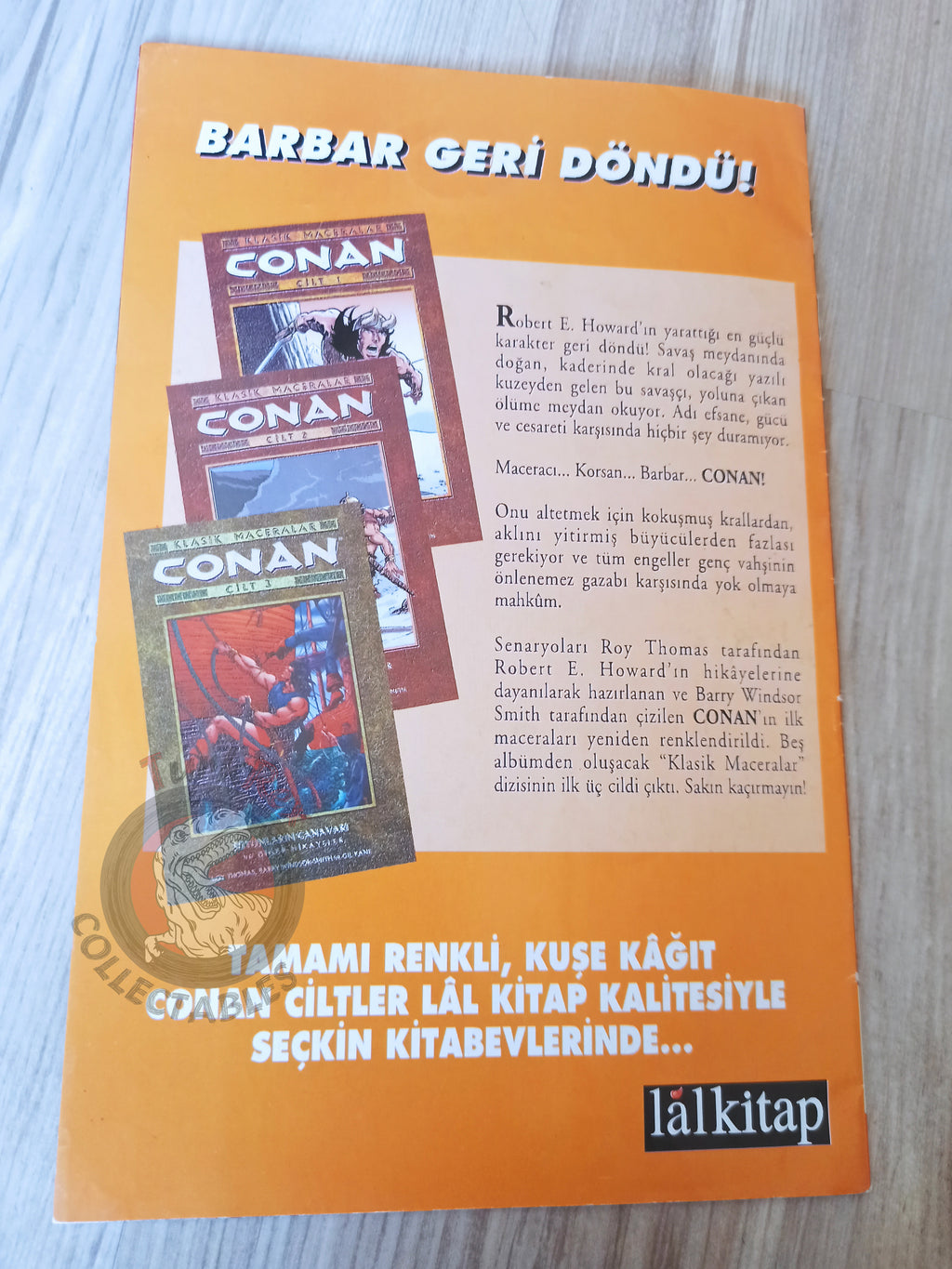 Conan the Legend #7 Turkish Comic Turkey Dark Horse Comics