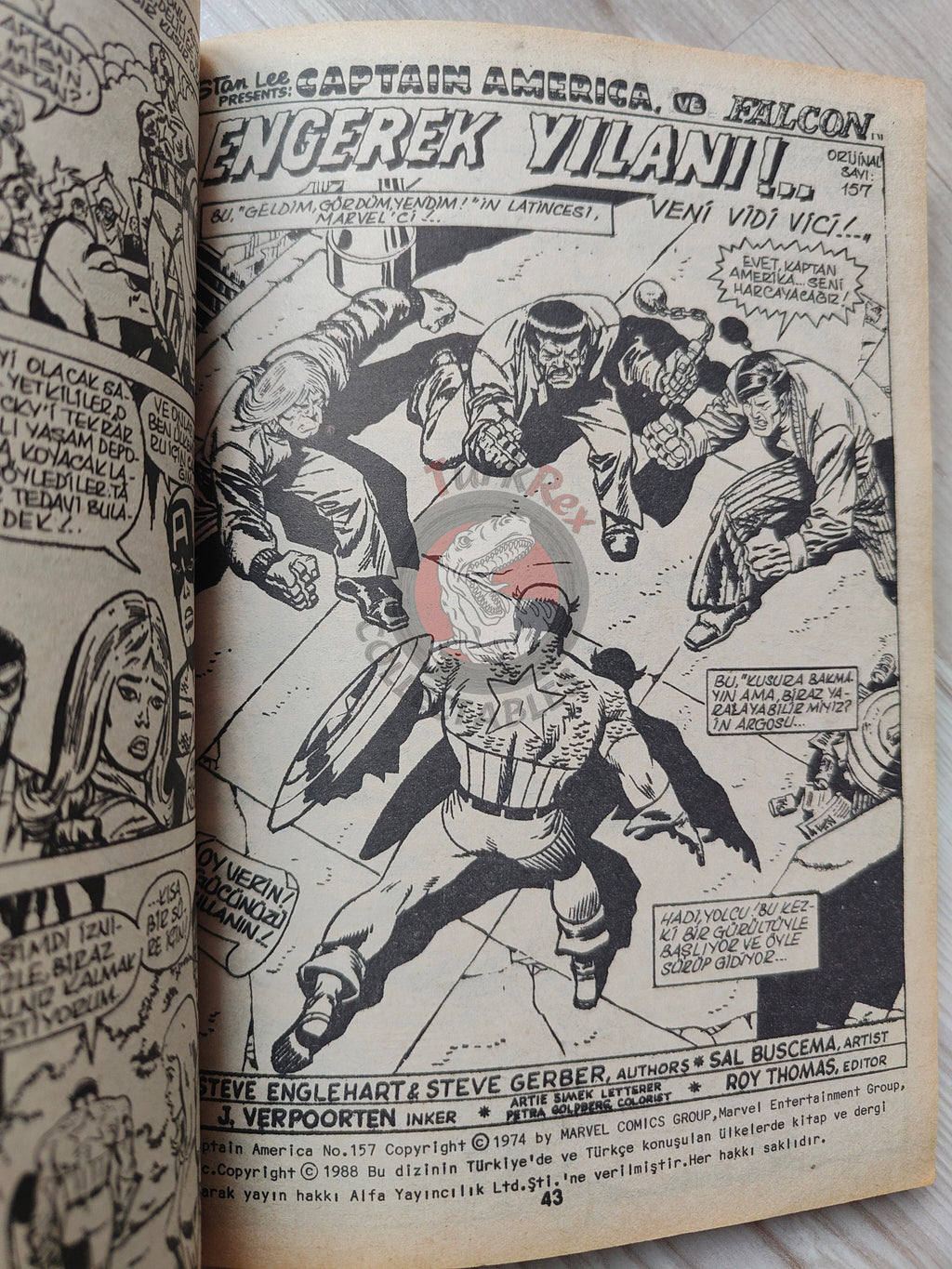 Captain America – Volume 1 1989 Turkish Comic Turkey