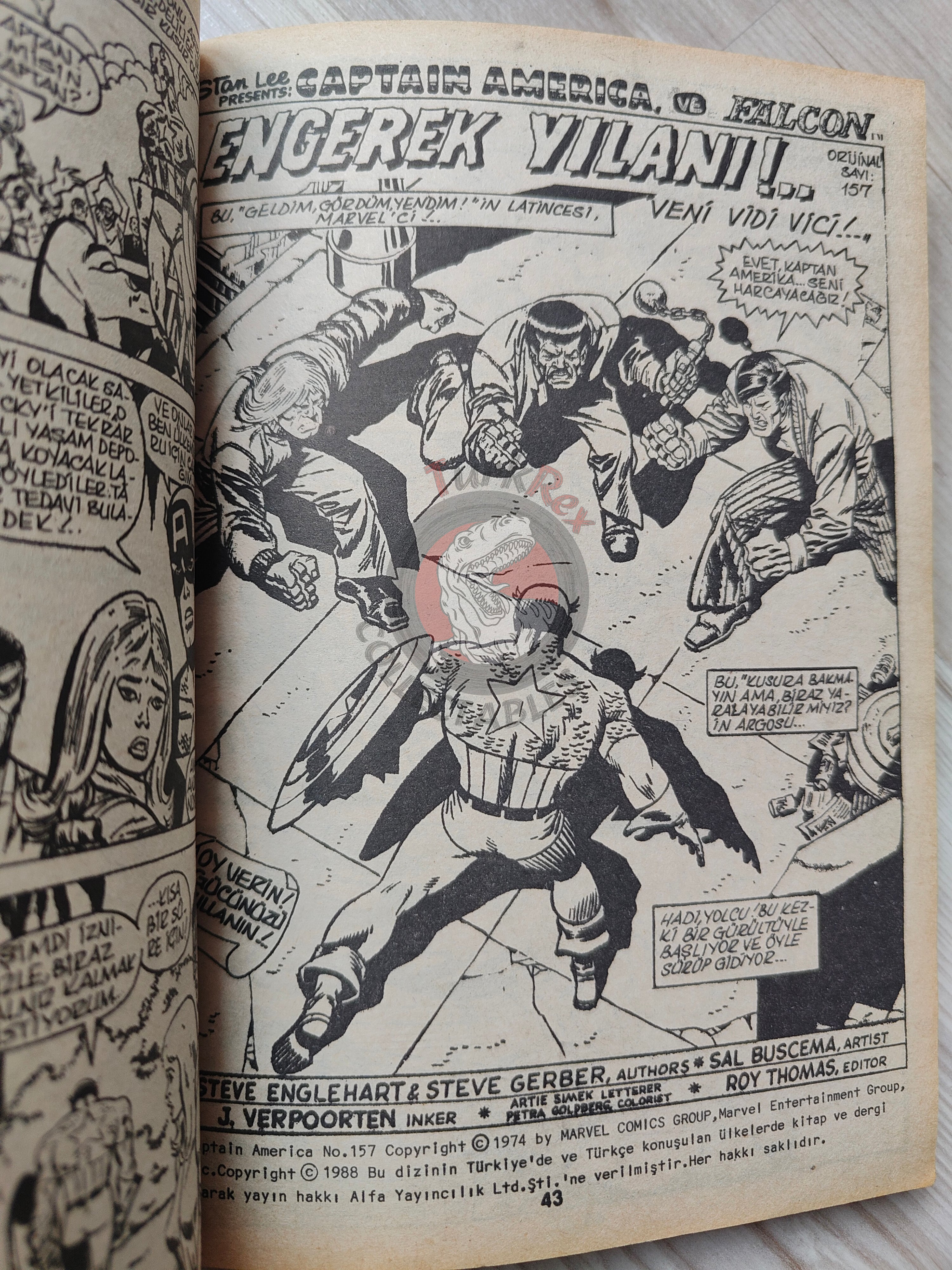 Captain America – Volume 1 1989 Turkish Comic Turkey