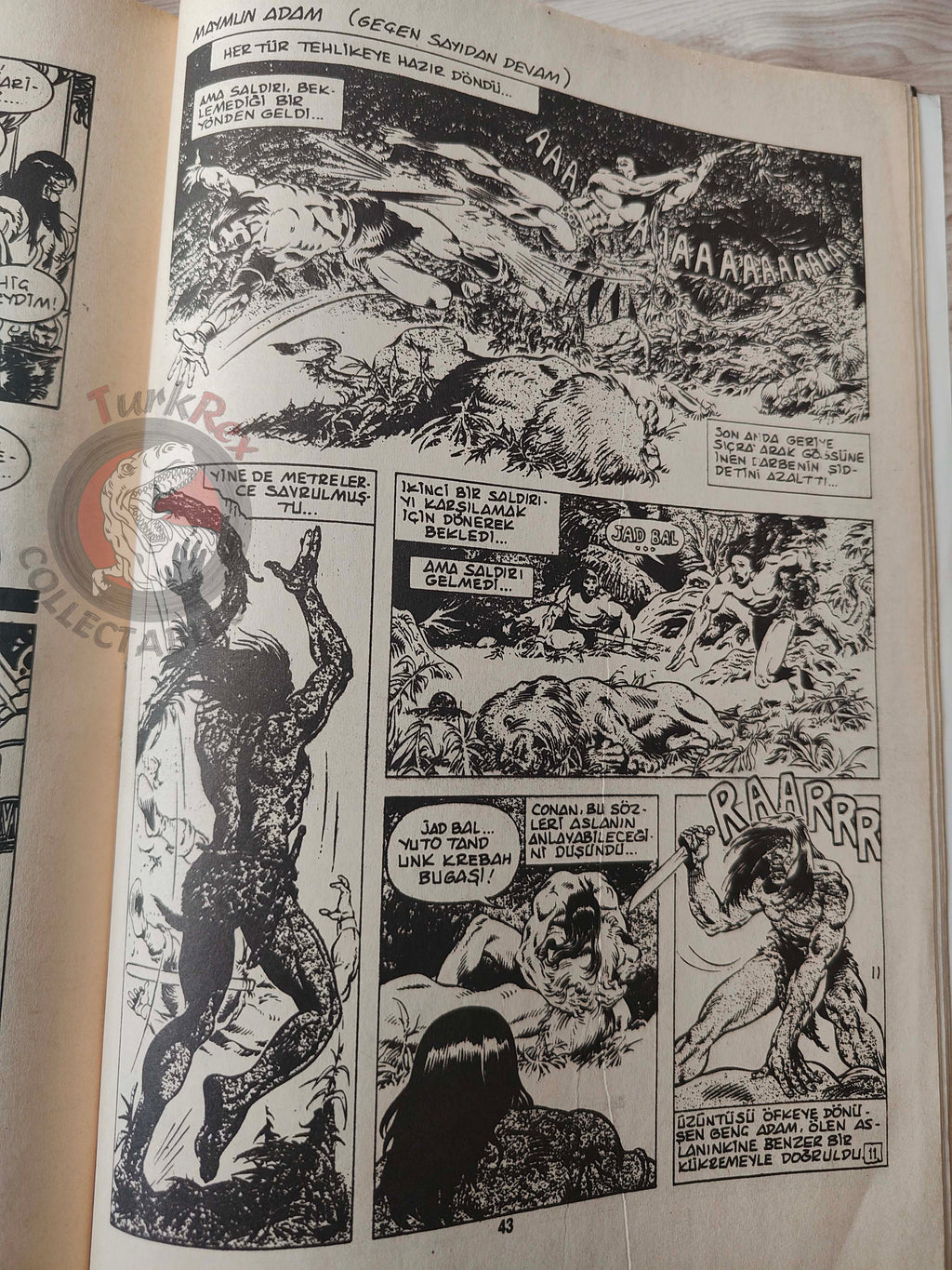 Conan & Tarzan #199 1994 Turkish Comic Turkey