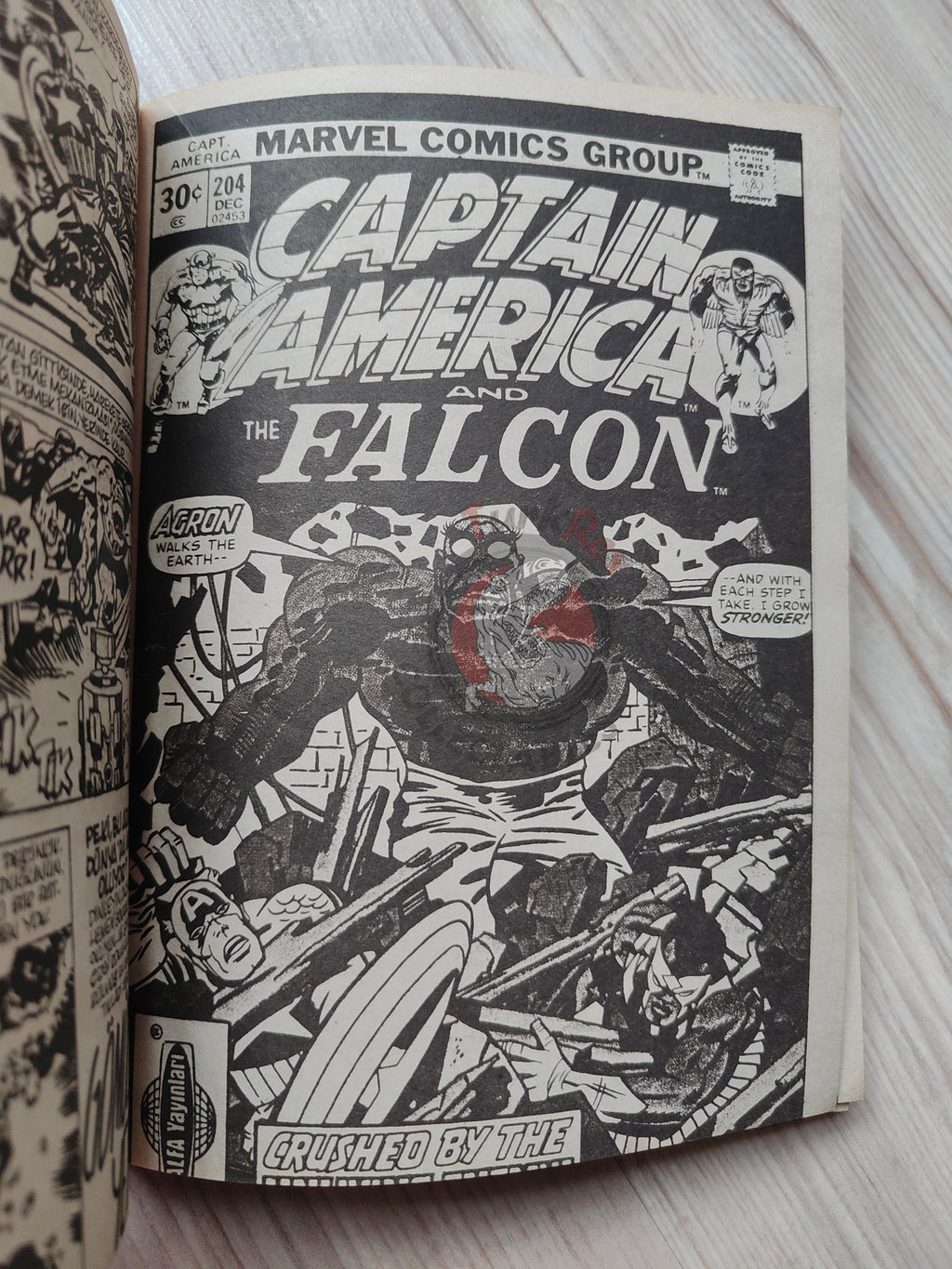 Captain America – Volume 7 1989 Turkish Comic Turkey Falcon