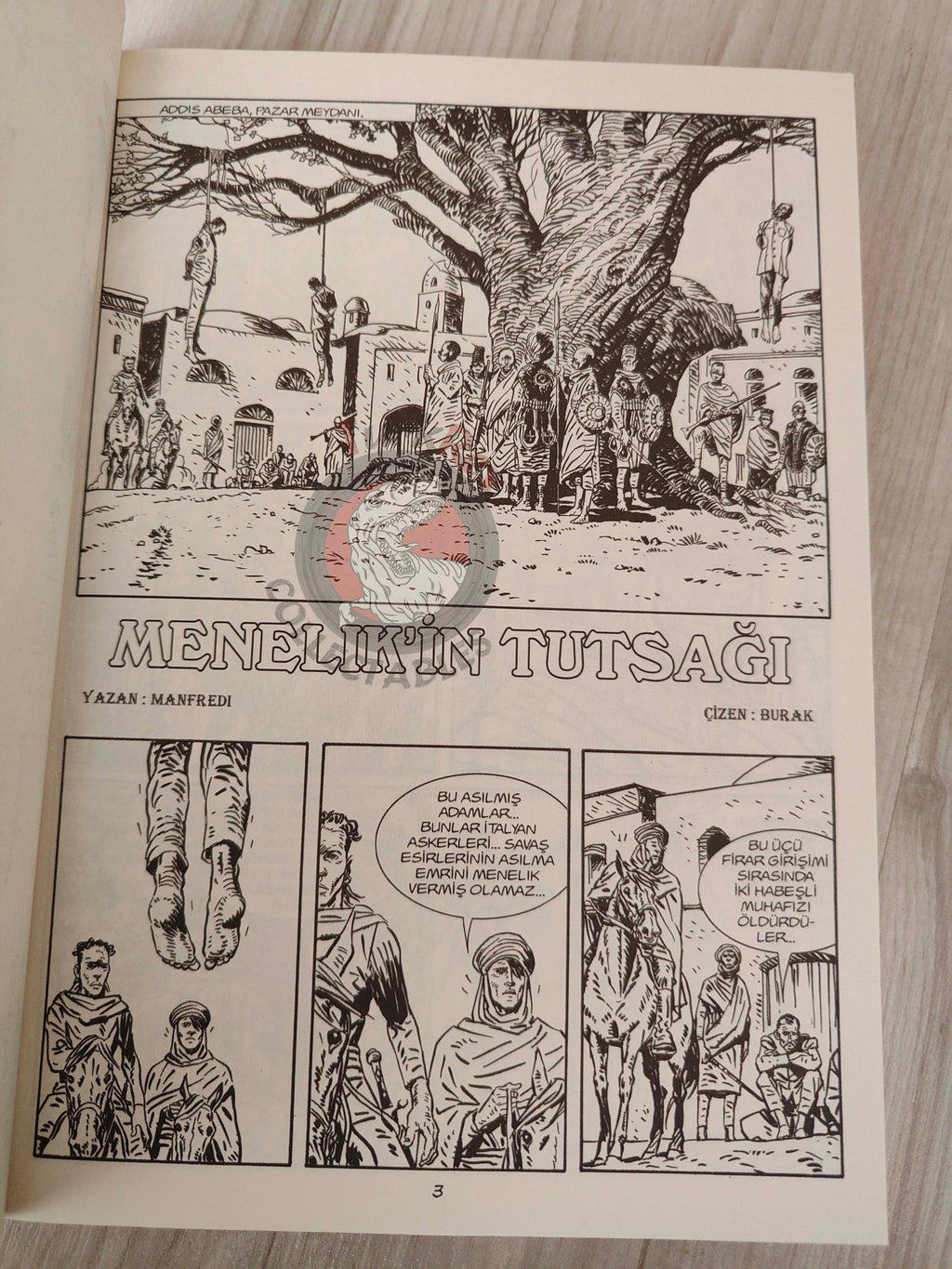 Volto Nascosto Vol #6 Il prigioniero di Menelik Turkish Comic Turkey Bonelli #11 #12