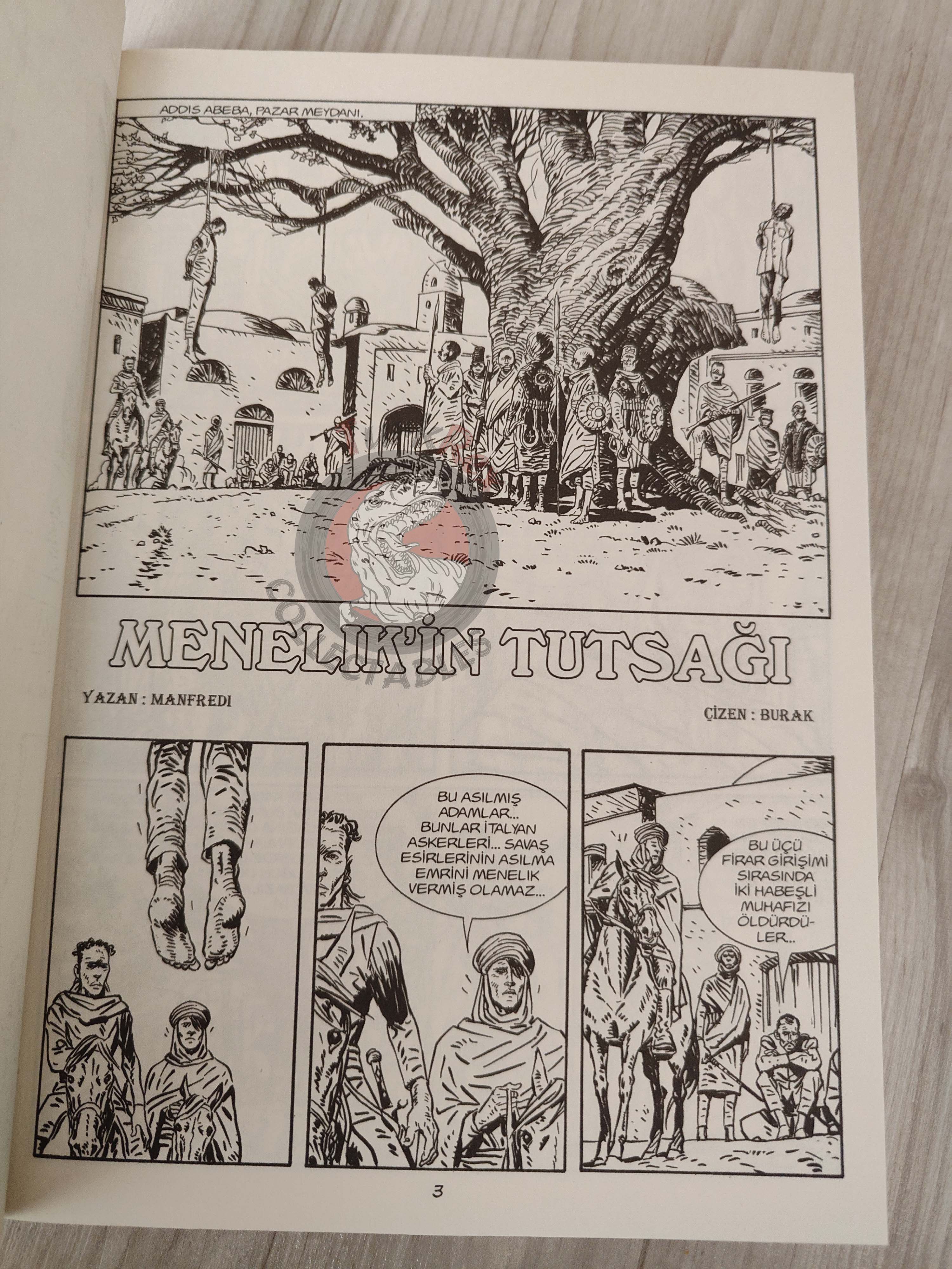 Volto Nascosto Vol #6 Il prigioniero di Menelik Turkish Comic Turkey Bonelli #11 #12