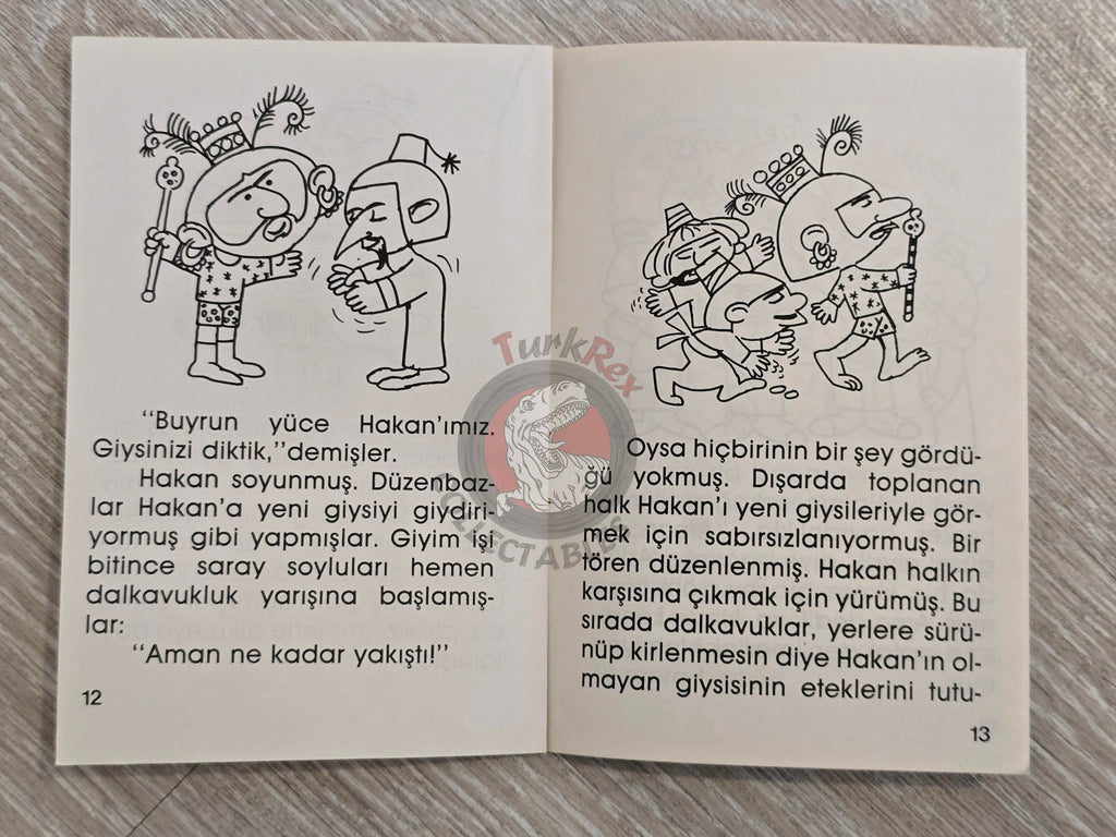 Hans Christian Andersen –  The Emperor's New Clothes 1994 Turkish Book Turkey Illustrated