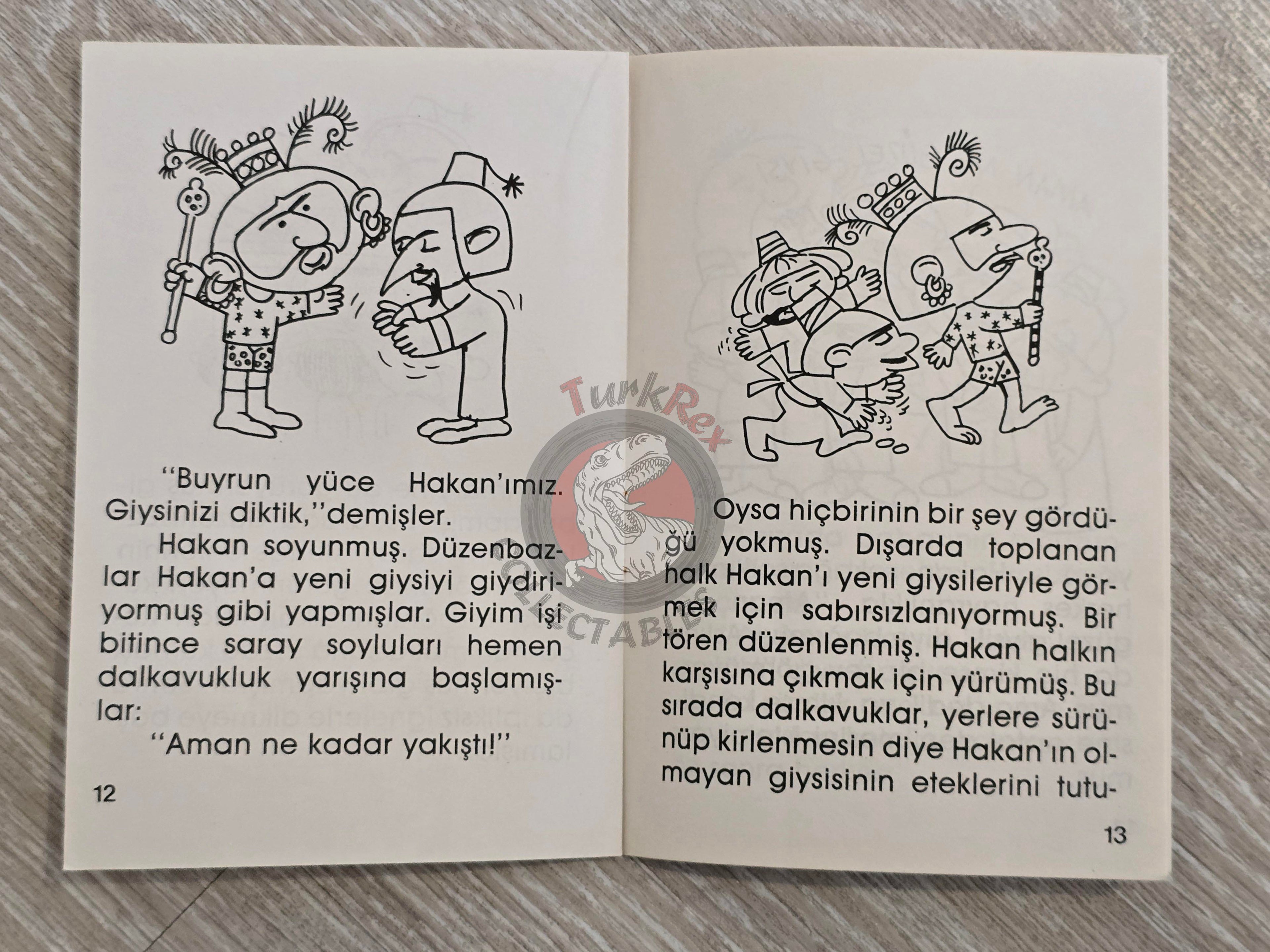 Hans Christian Andersen –  The Emperor's New Clothes 1994 Turkish Book Turkey Illustrated