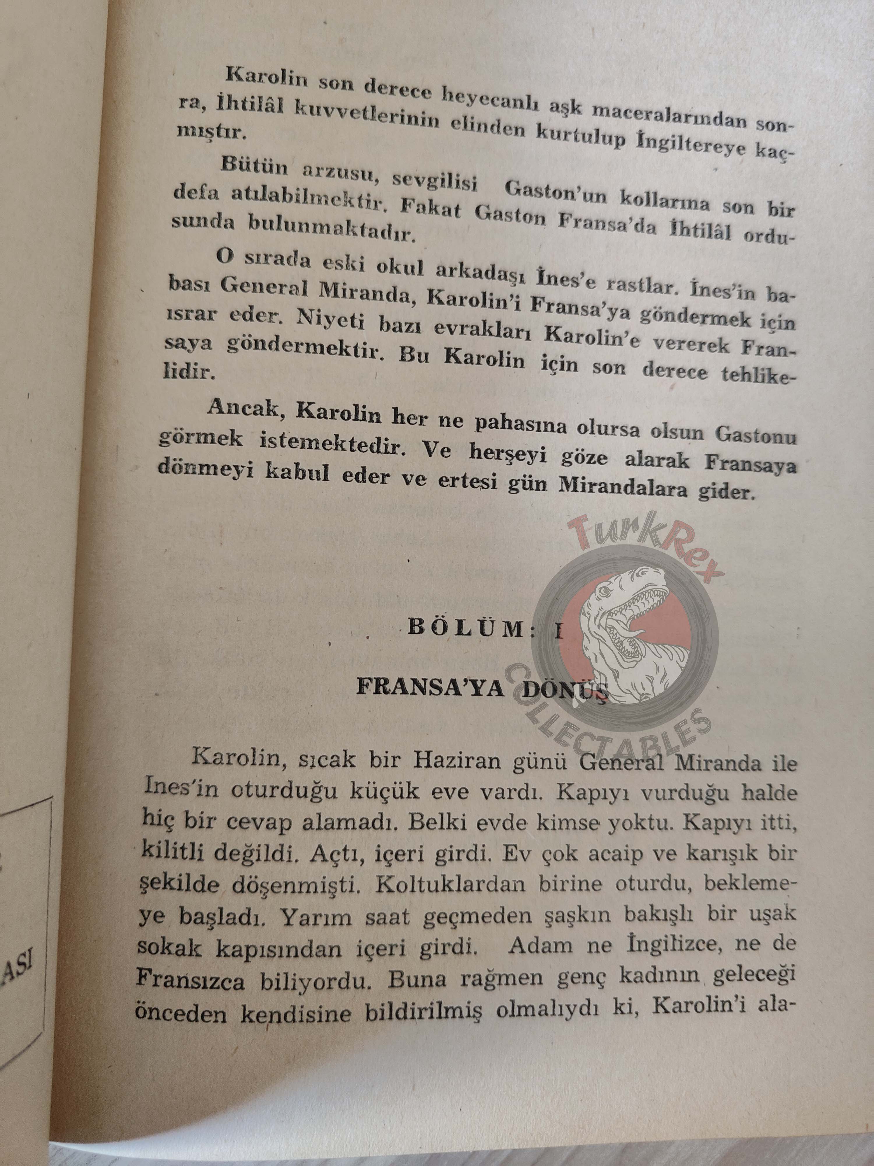 Cecil Saint-Laurent – Caroline Chérie 1965 1st HC/DJ Turkish Book Turkey