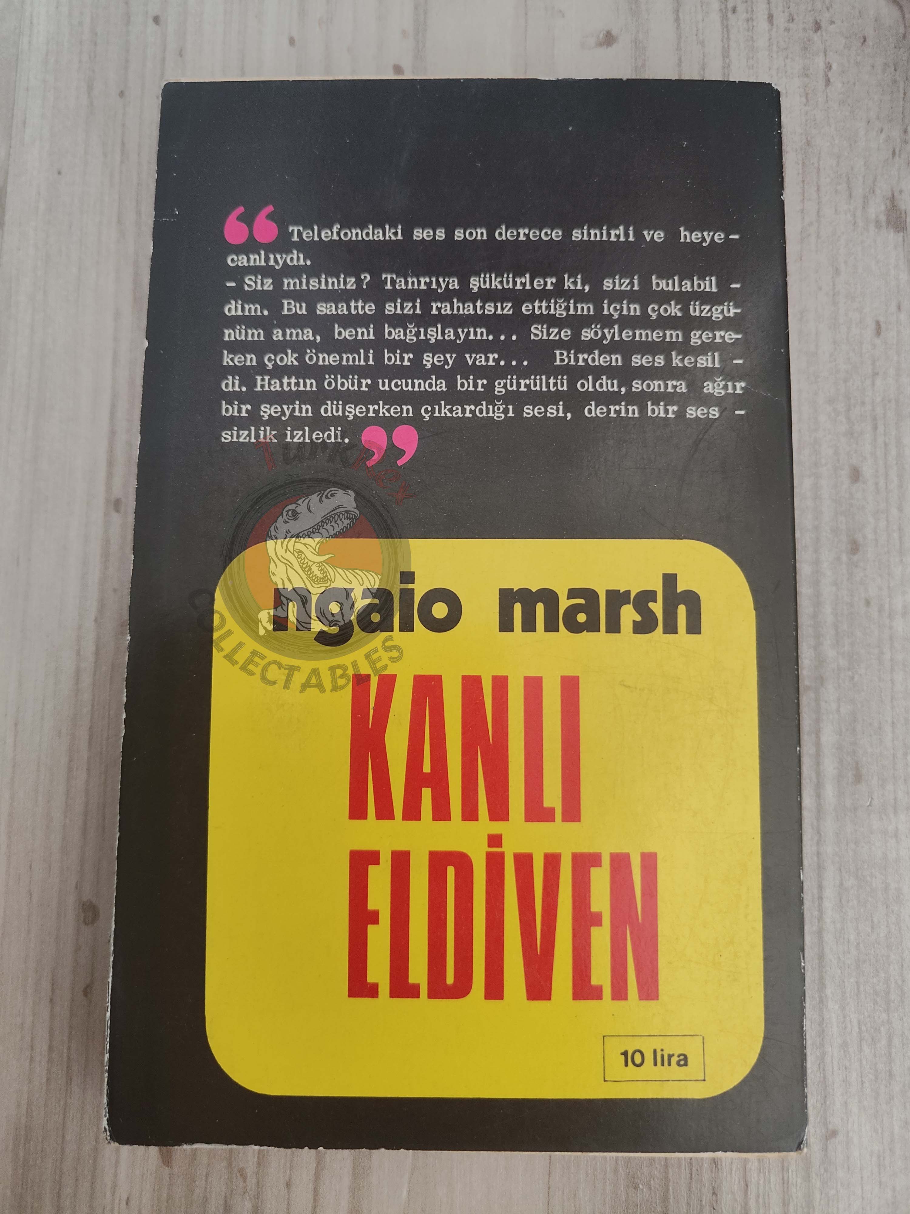 Ngaio Marsh – Hand in Glove 1973 1st Turkish Book Turkey
