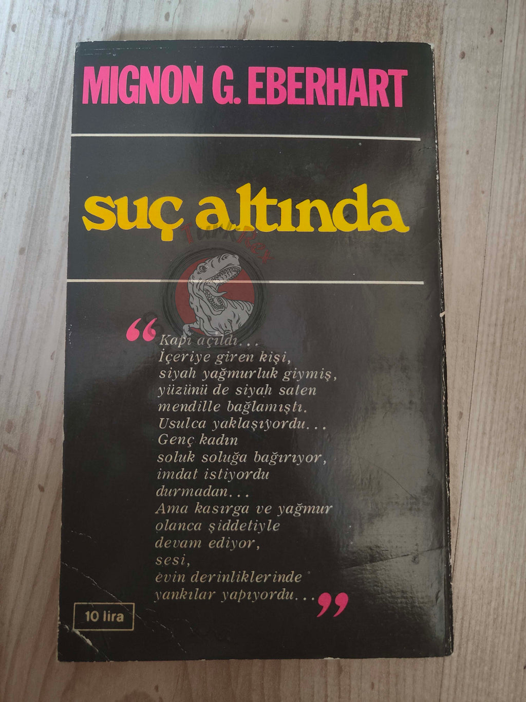 Mignon G. Eberhart – The White Dress 1972 1st Turkish Book Turkey