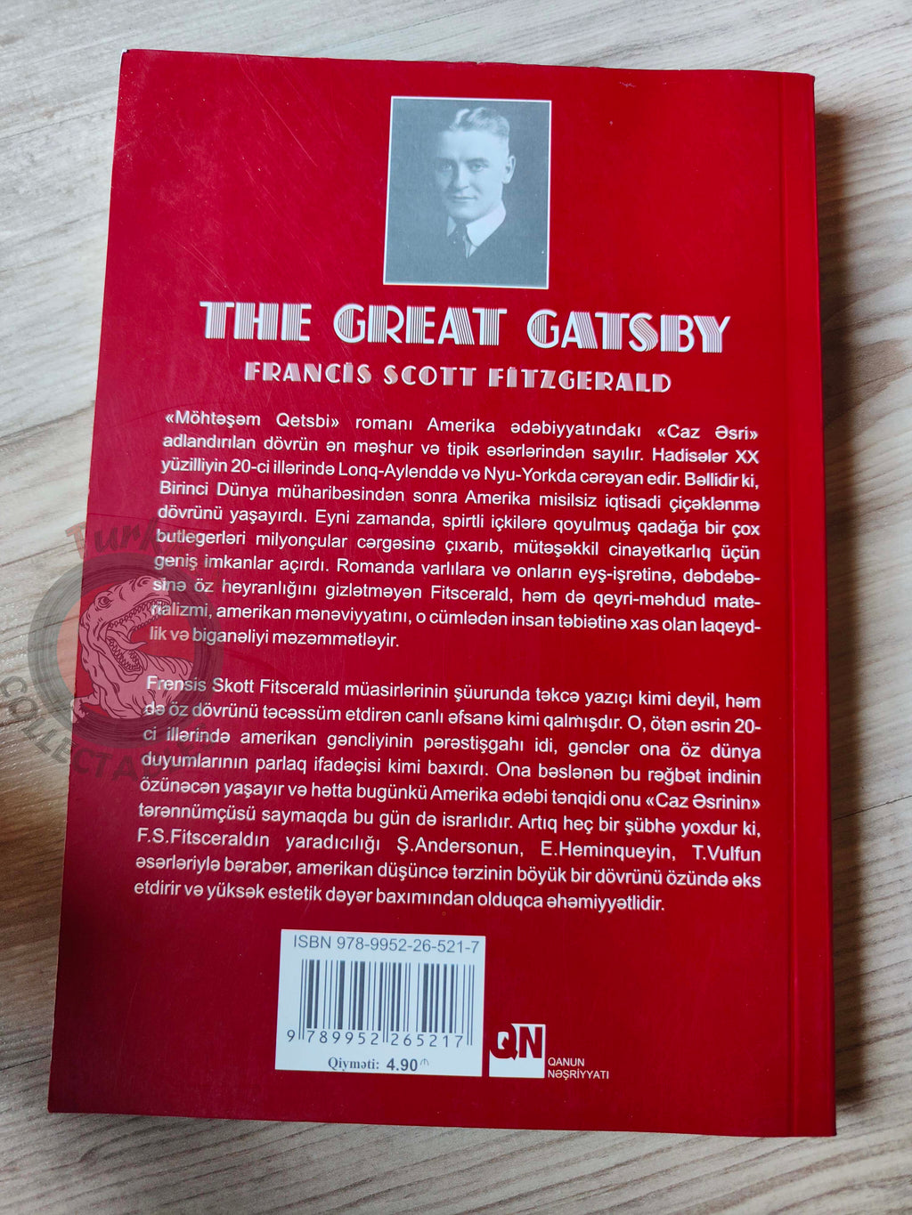 F. Scott Fitzgerald  – The Great Gatsby 2013 Azerbaijani Book Azerbaijan