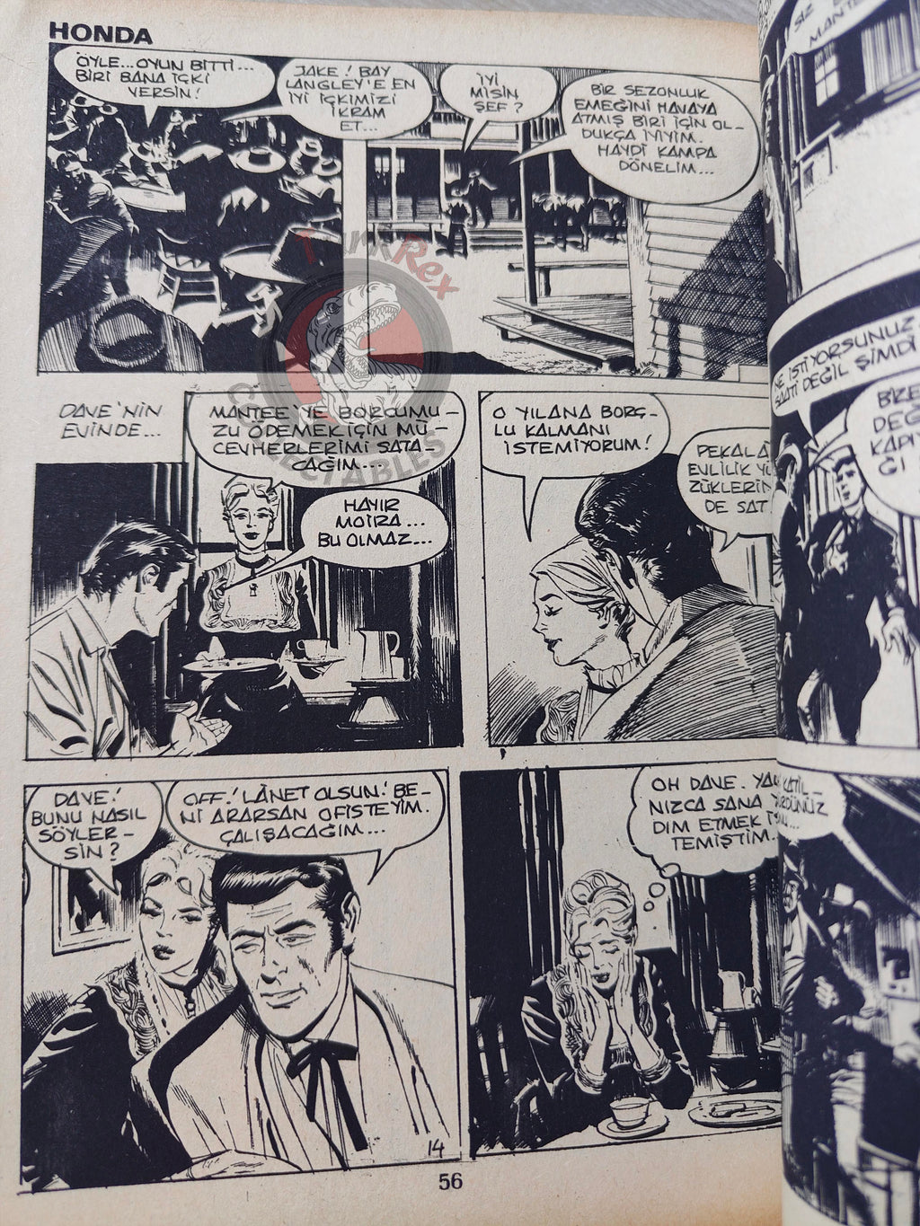 Zorro #6 1980s Turkish Comic Turkey Il Segno di Zorro Hondo