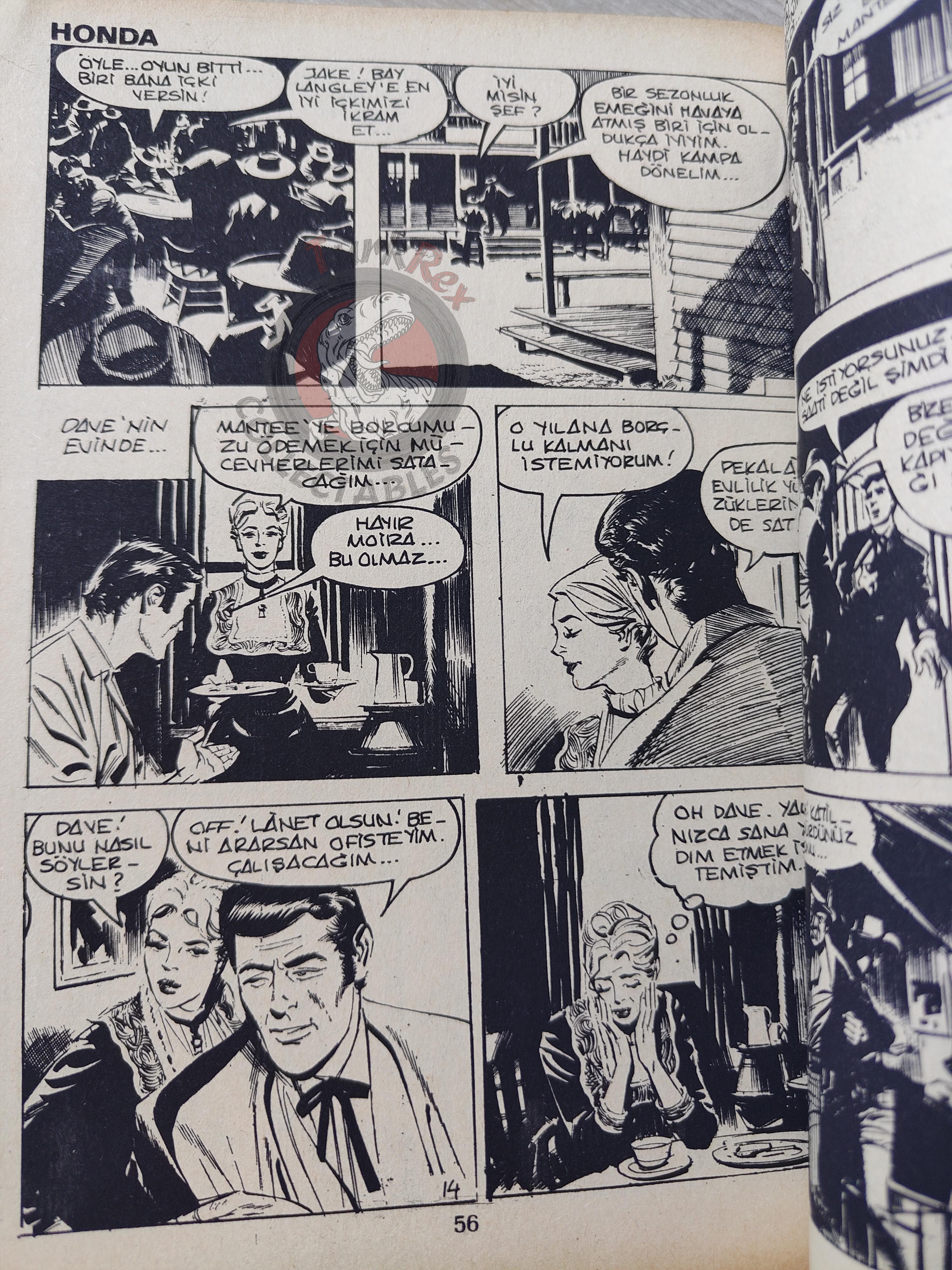 Zorro #6 1980s Turkish Comic Turkey Il Segno di Zorro Hondo