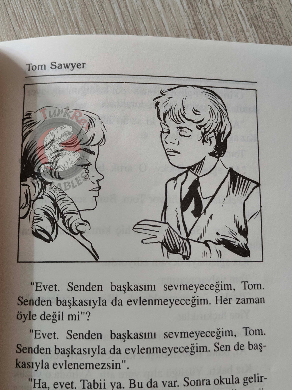 Mark Twain – Tom Sawyer 1997 Turkish Book Turkey Illustrated