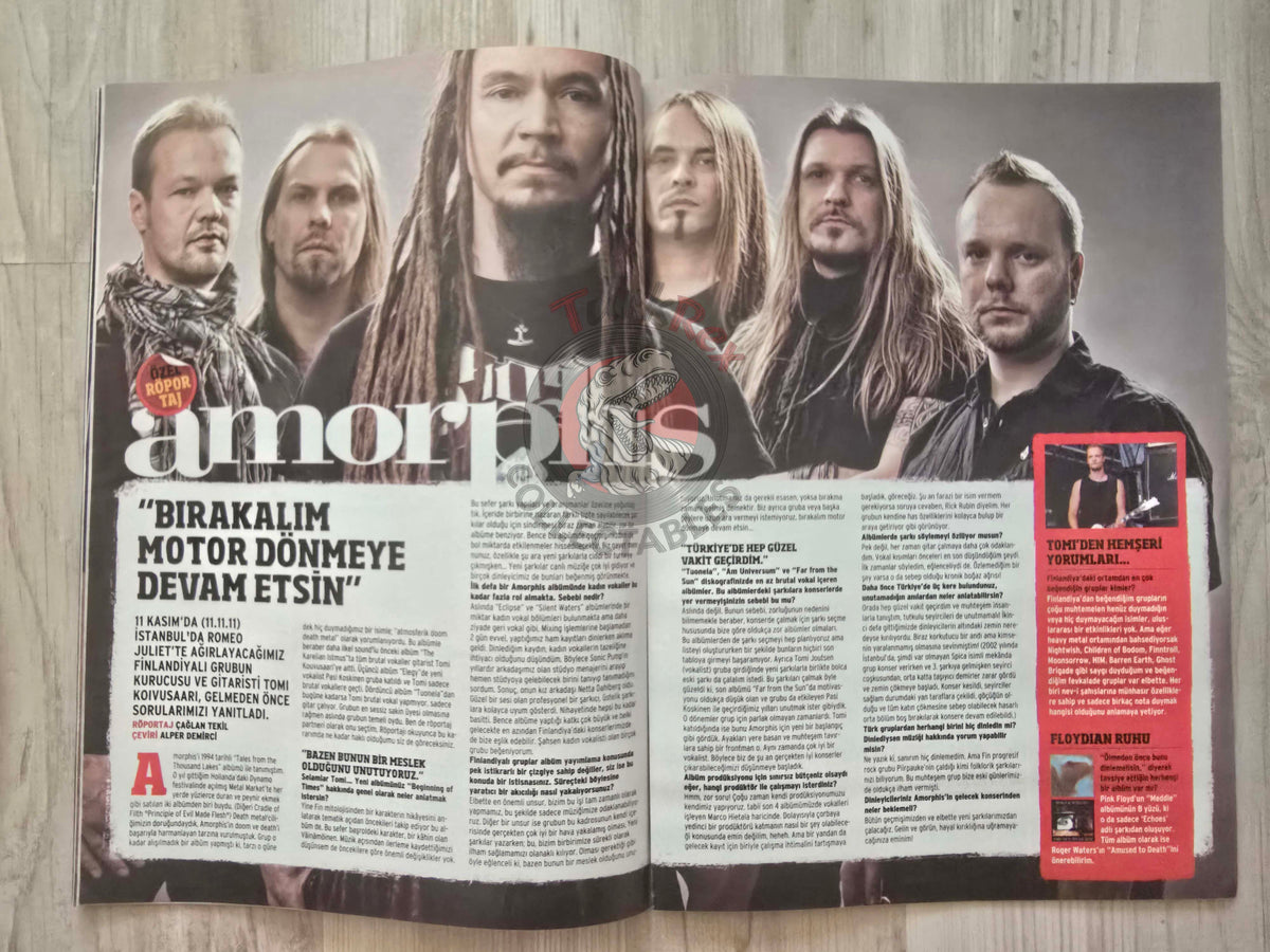 Headbang 2011 Metallica Slayer Megadeth Anthrax Turkish Mag Turkey Amorphis Symphony X