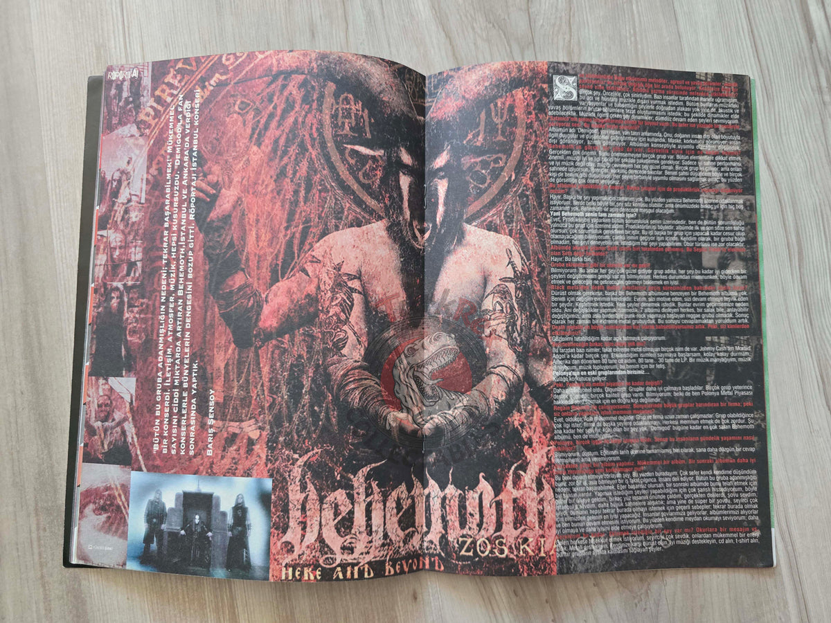Yüxexes 2006 Rammstein Turkish Mag Turkey Behemoth Destruction Limp Bizkit System of a Down