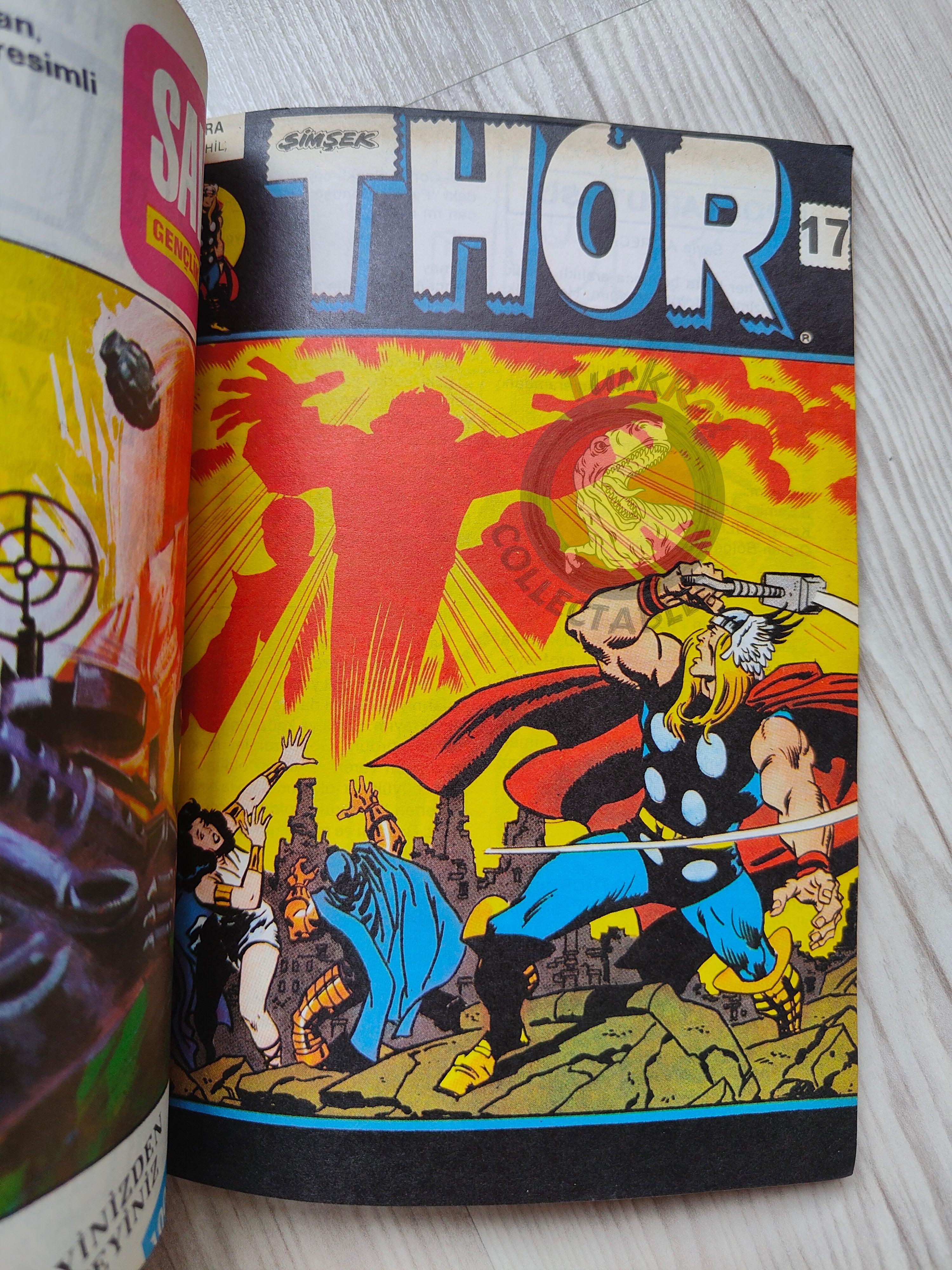 Thor #6 1986 Turkish Comic Turkey The Mighty Thor #201–204 cover #203