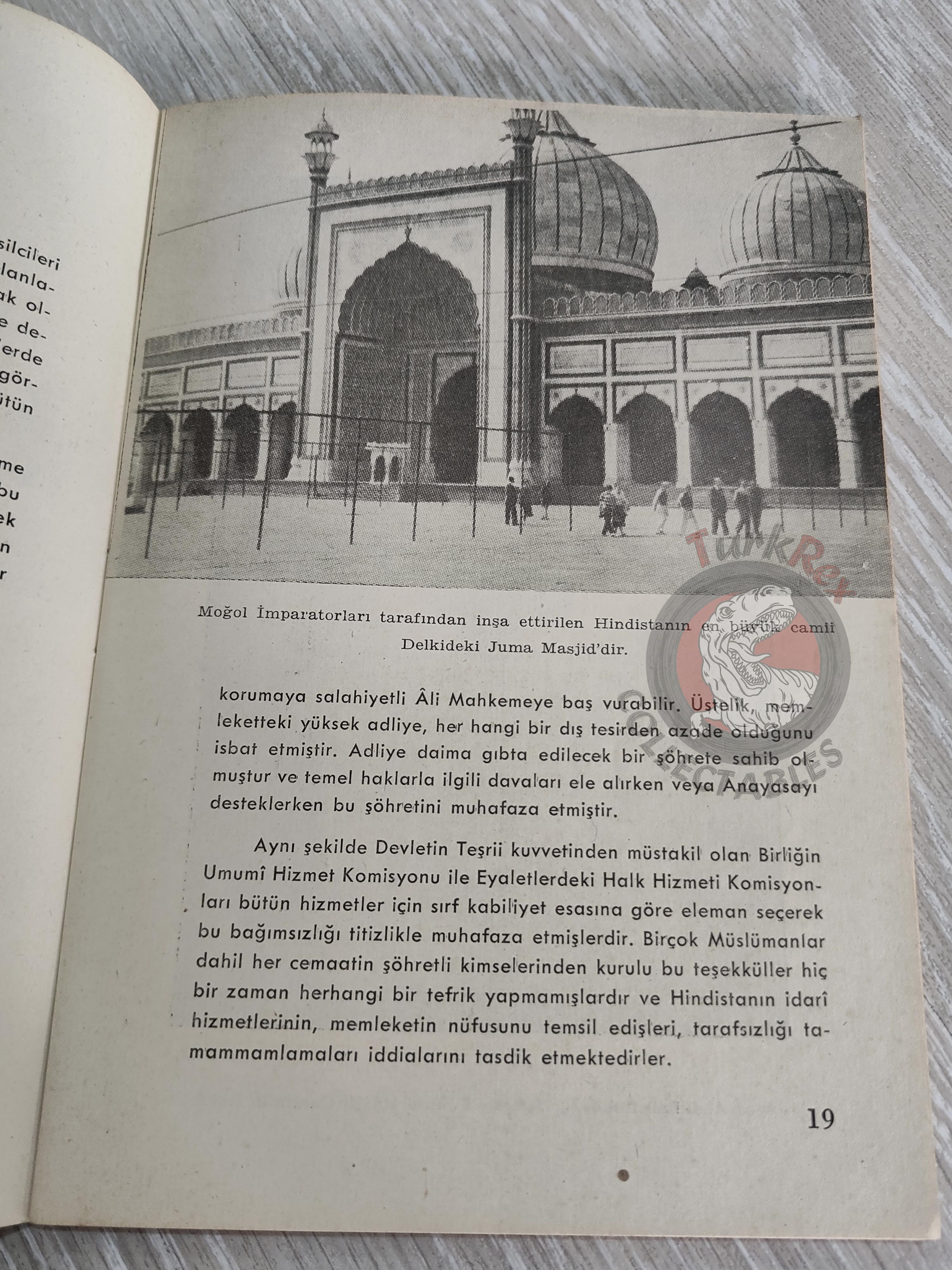 Manzoorul Haq – Muslims in India 1965 1st Turkish Book Turkey Islam
