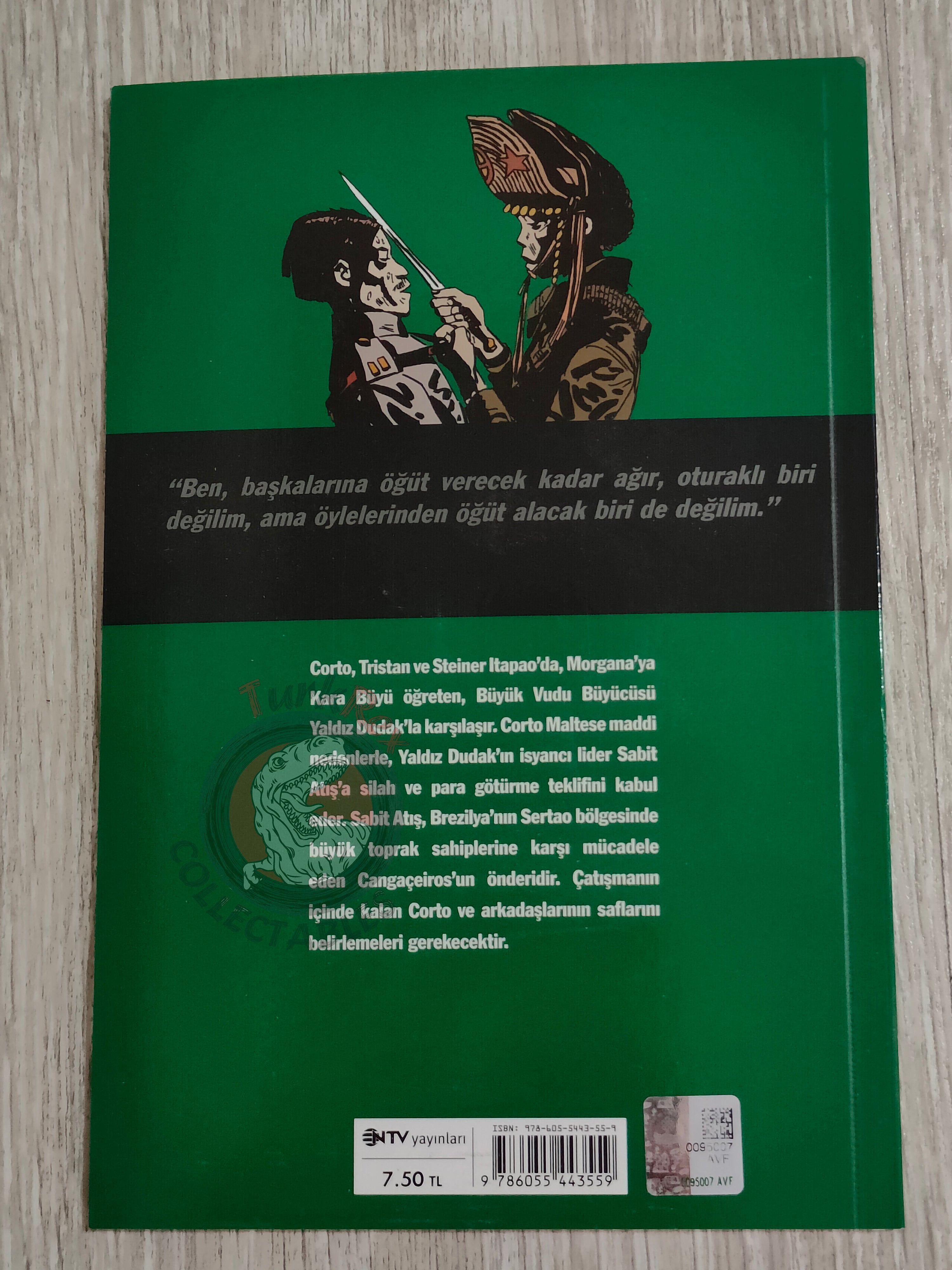 Corto Maltese – Samba avec Tir Fixe Turkish Comic Turkey