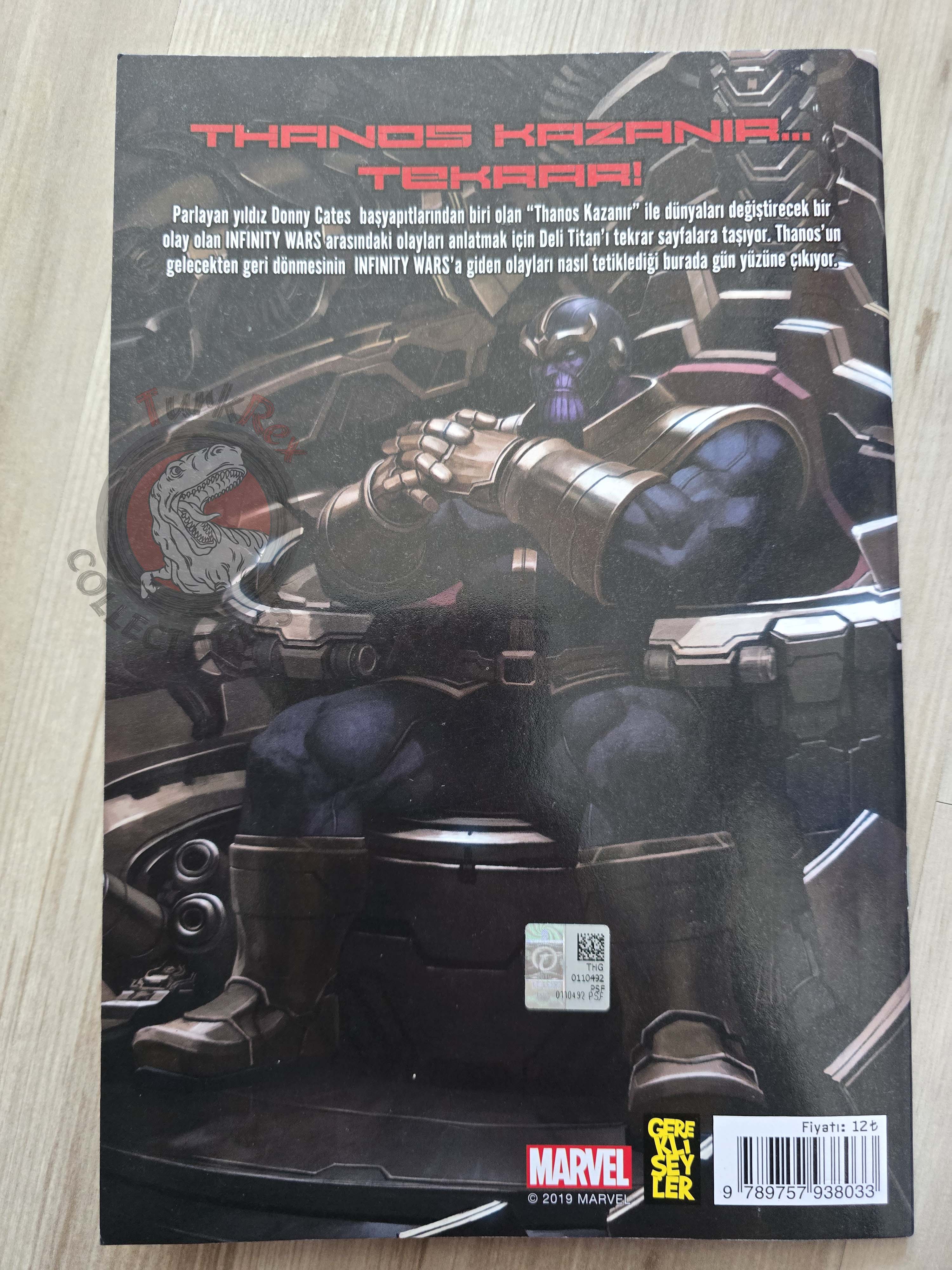 Thanos Legacy Turkish Comic Turkey Donny Cates Marvel