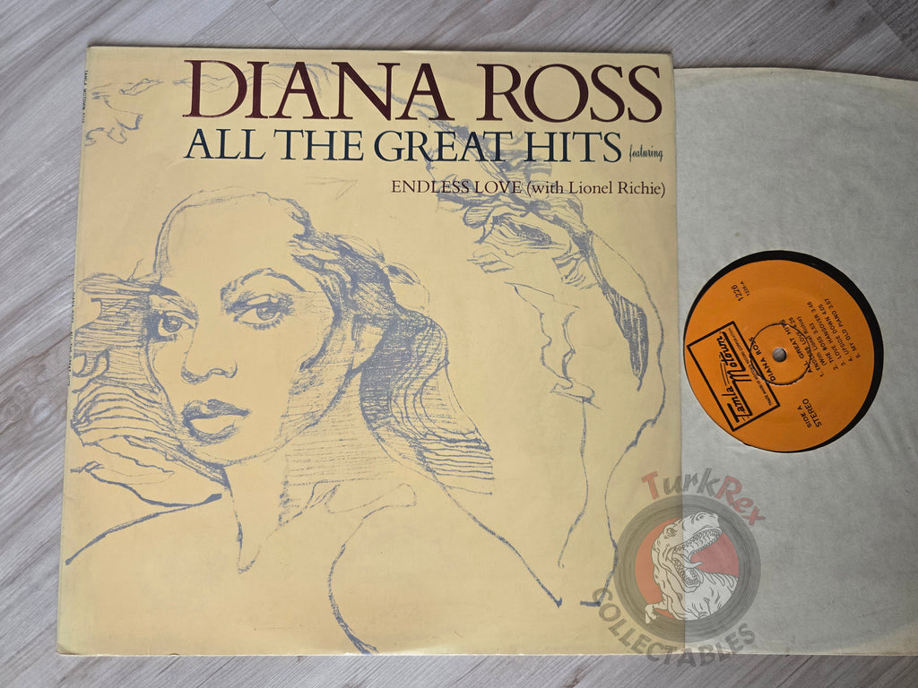 Diana Ross – All The Great Hits Turkish Pressing Vinyl Turkey Edition