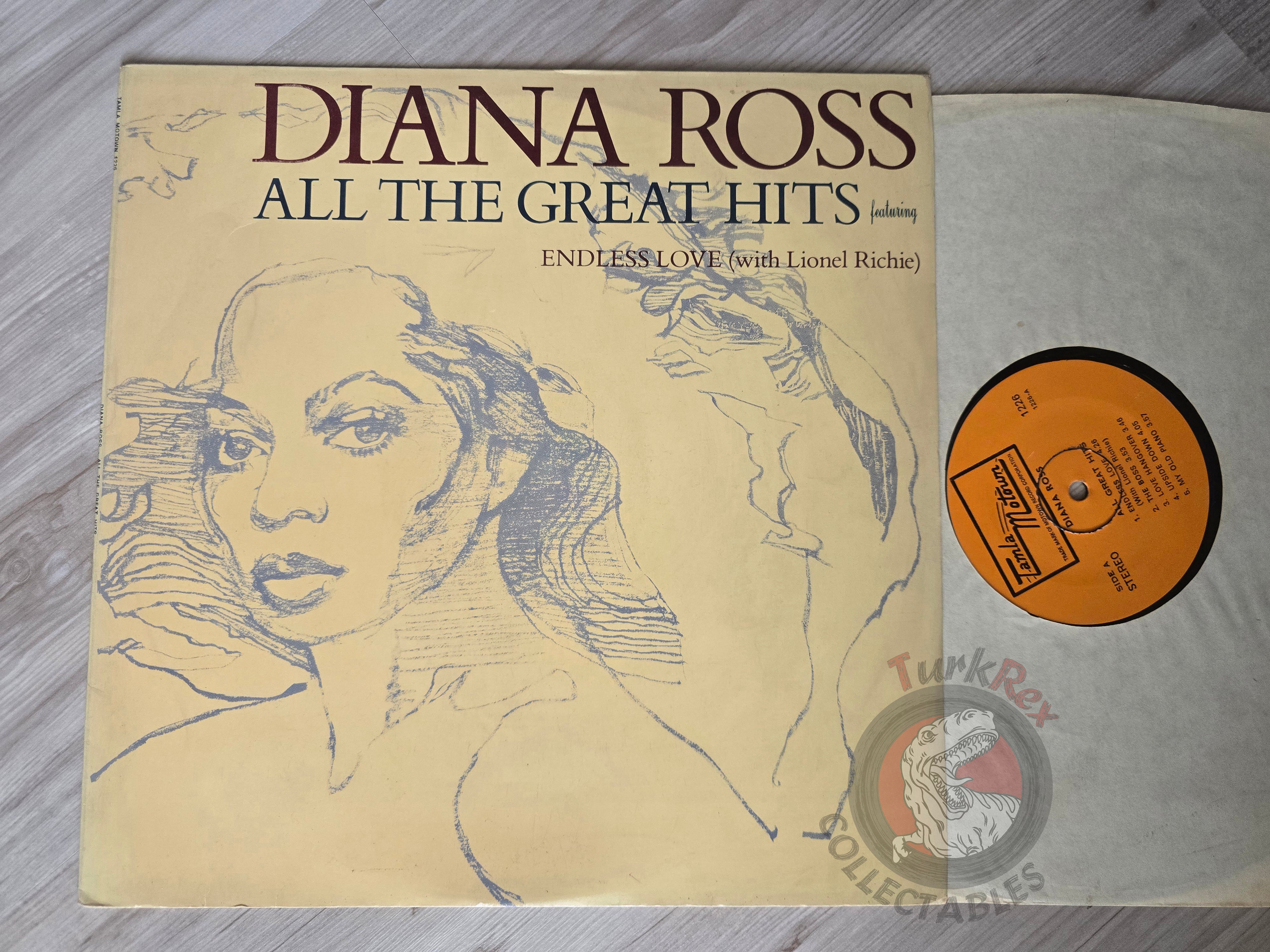 Diana Ross – All The Great Hits Turkish Pressing Vinyl Turkey Edition