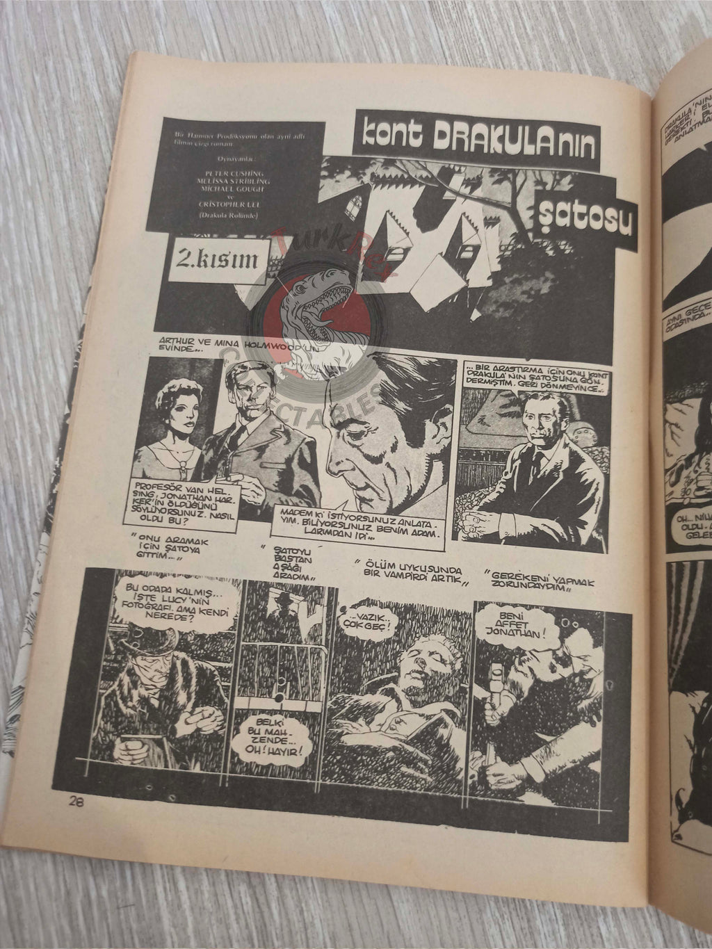 Vampirella #2 1976 Turkish Comic Turkey Warren Publishing cover #12 Dracula