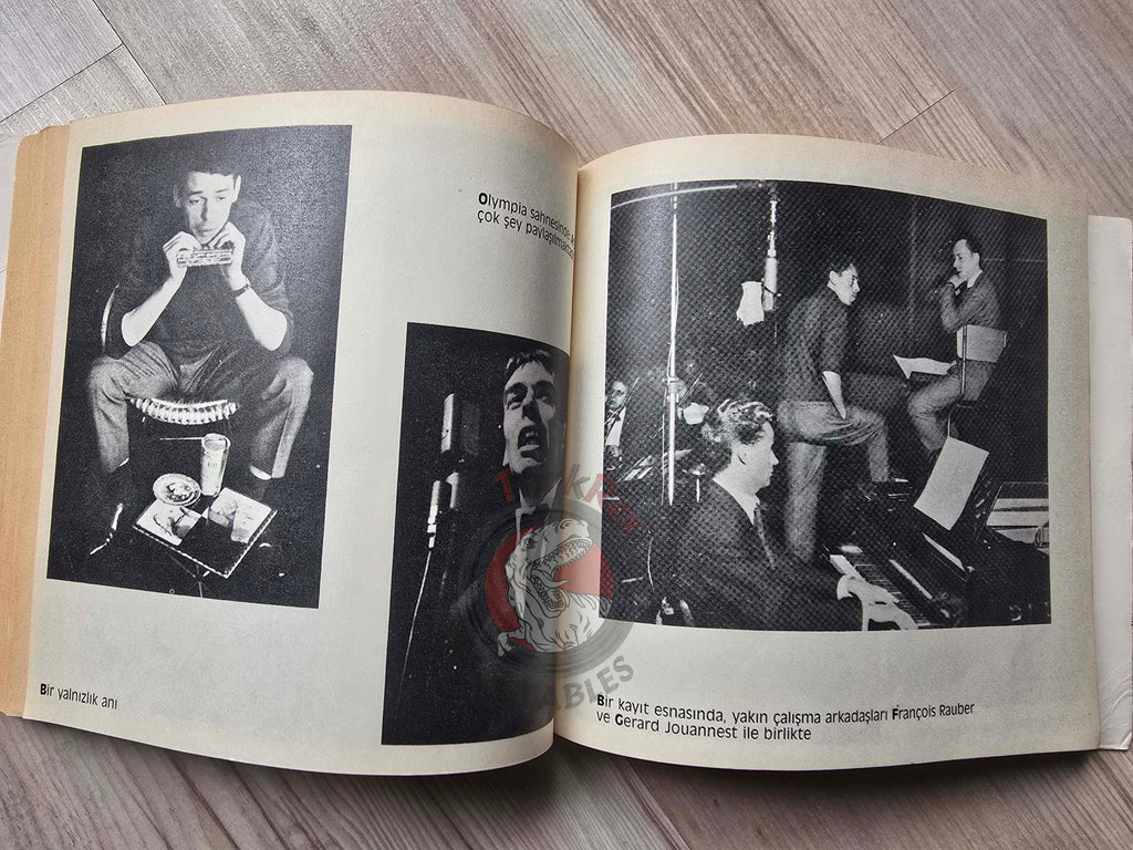 Jacques Brel: A Lonely Man Biography Book 1986 1st by Turkish Writer Book Turkey