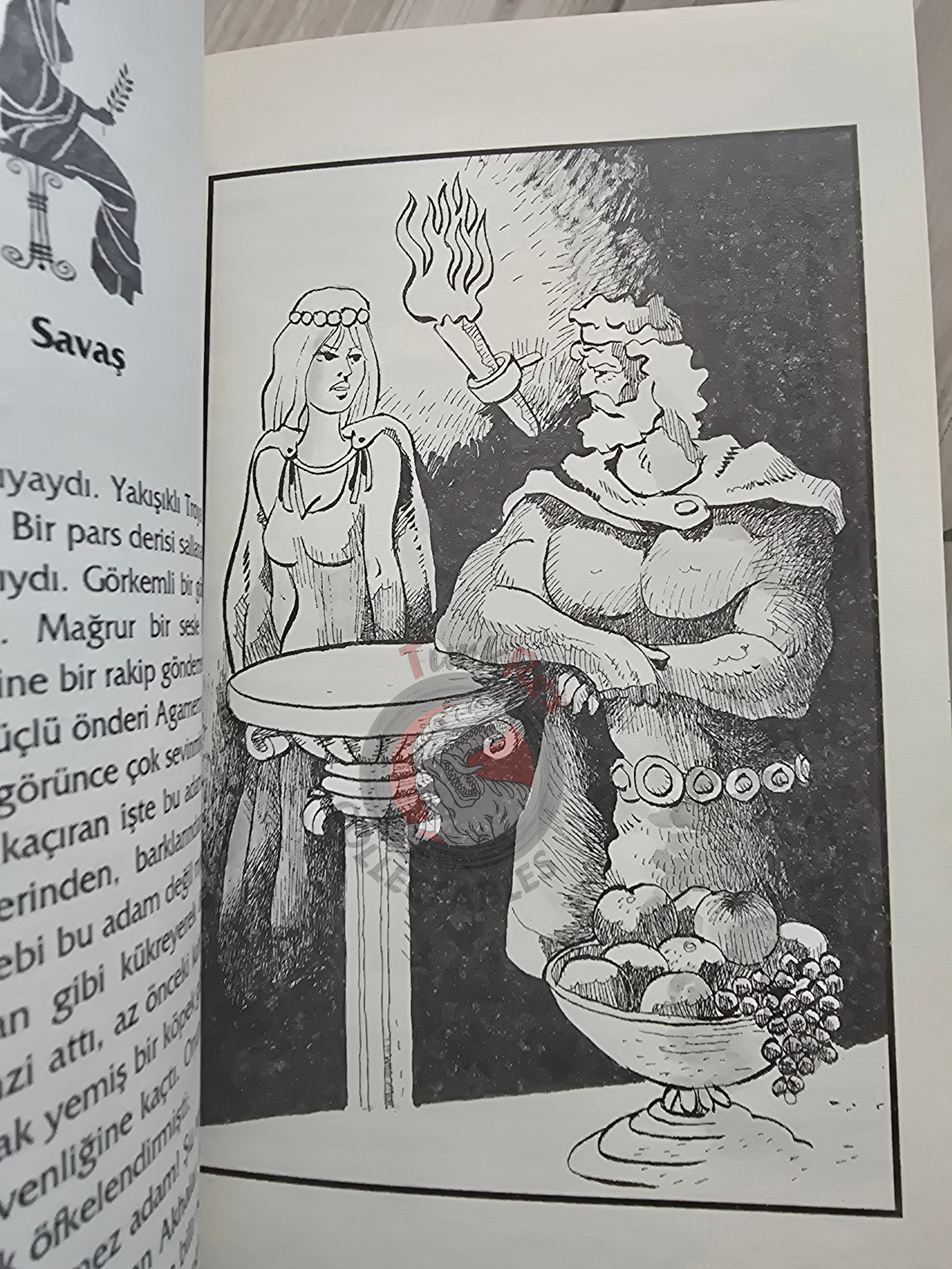Iliad – Robert Krugmann 2003 Turkish Book Turkey Illustrated by Turkish Artist