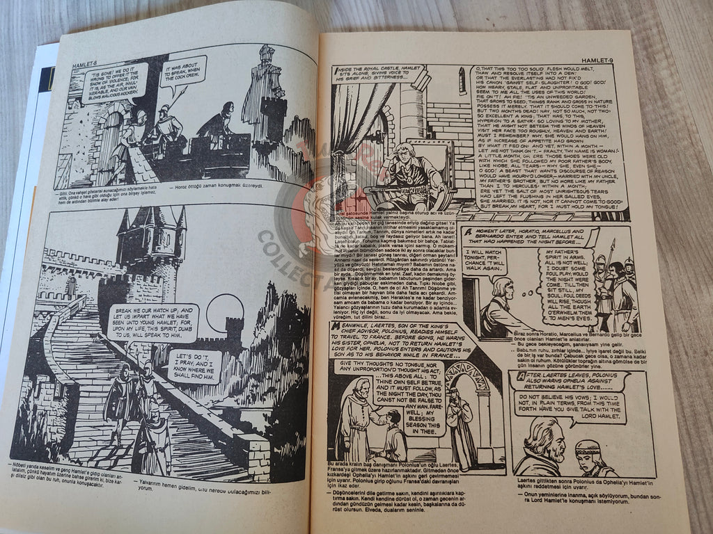 Hamlet  – William Shakespeare Turkish Comic Turkey Classics Illustrated