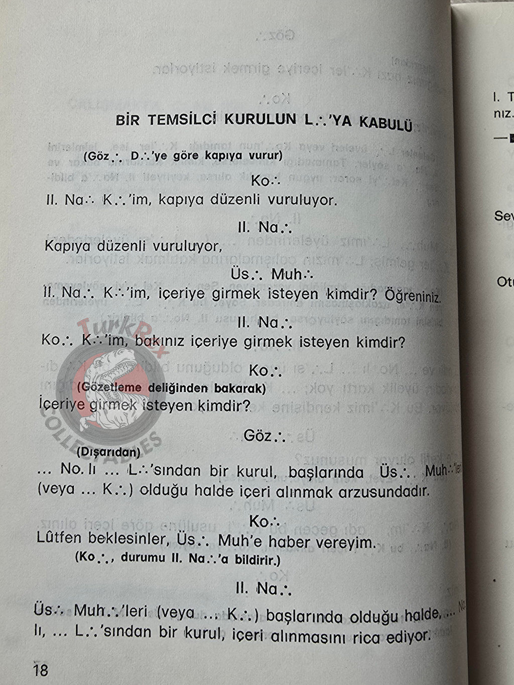 Turkish Freemasonry 1st Degree Ritual Apprentice 1986 Booklet Masonic Masons of Turkey