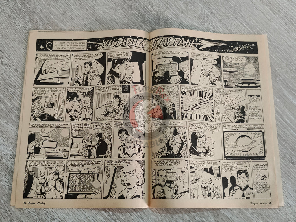 Doğan Kardeş 1967 Magazine #23 Turkish Comic Turkey Zero X, Tarzan, Buck Rogers