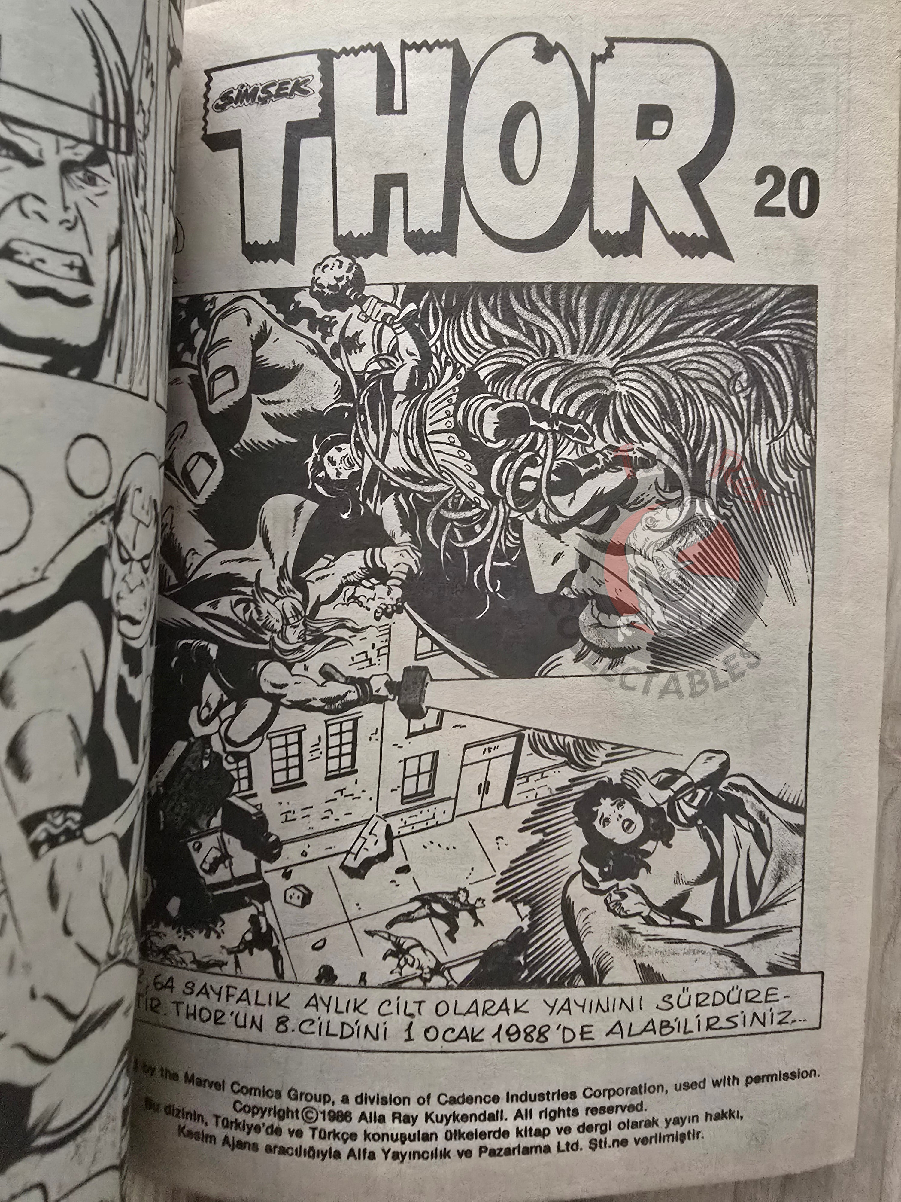 Thor Vol #4 1987 Turkish Comic Turkey The Mighty Thor #205–210 cover #215