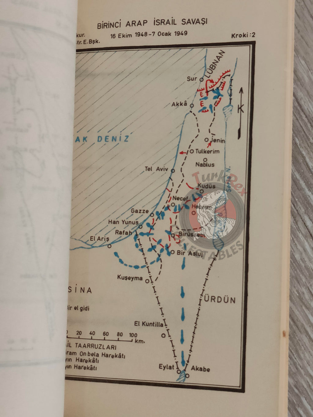 Arab Israeli Conflict Wars 1979 Turkish Book Turkey with Maps Military Israel Middle East