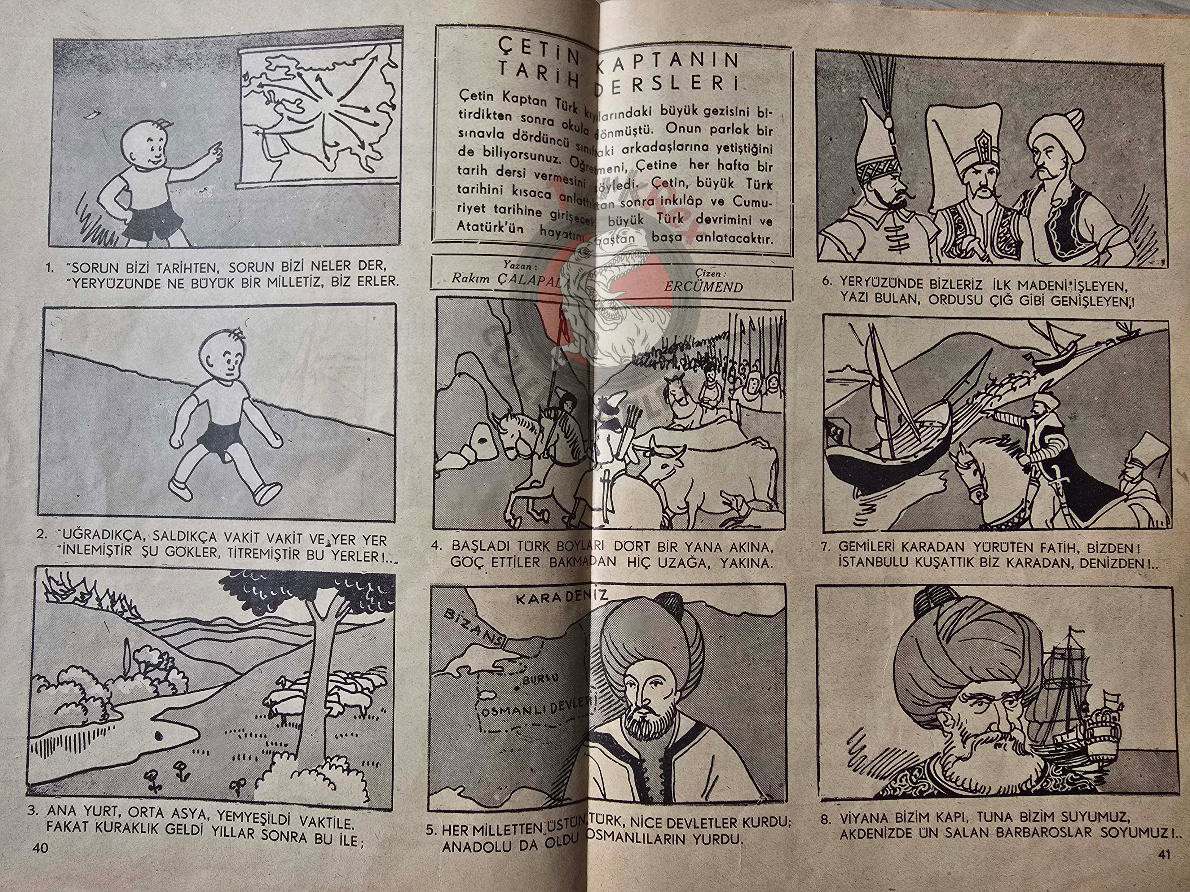 Yavrutürk #133 Atatürk Memorial Death 1938 Turkish Comic Mag Turkey Snow White