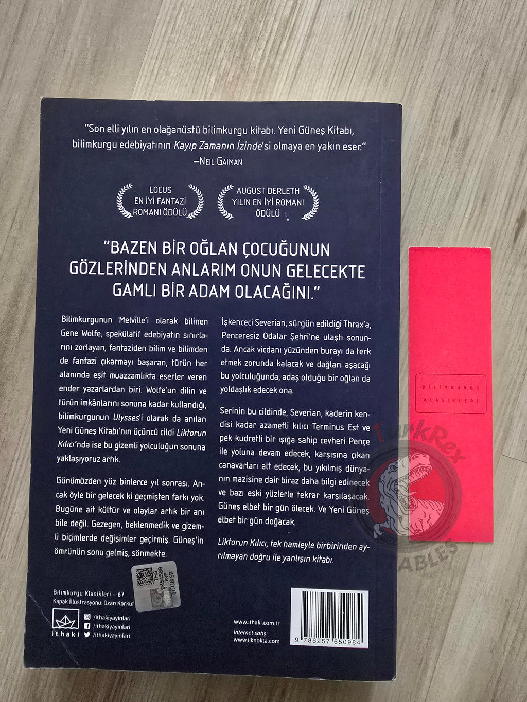 Gene Wolfe – The Sword of the Lictor 2021 Turkish Book Turkey of the New Sun