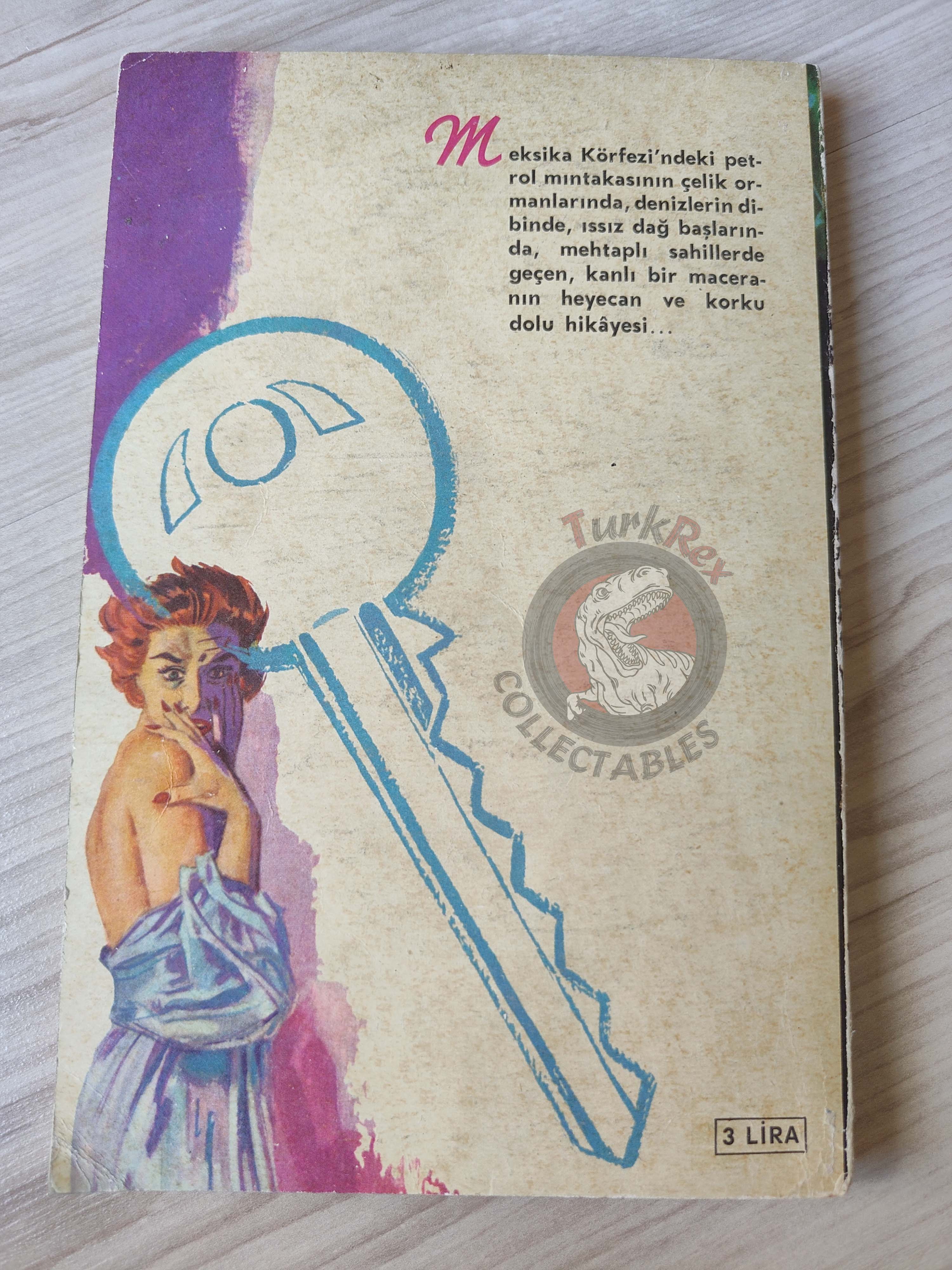Alistair MacLean – Fear Is the Key 1964 1st Turkish Book Turkey
