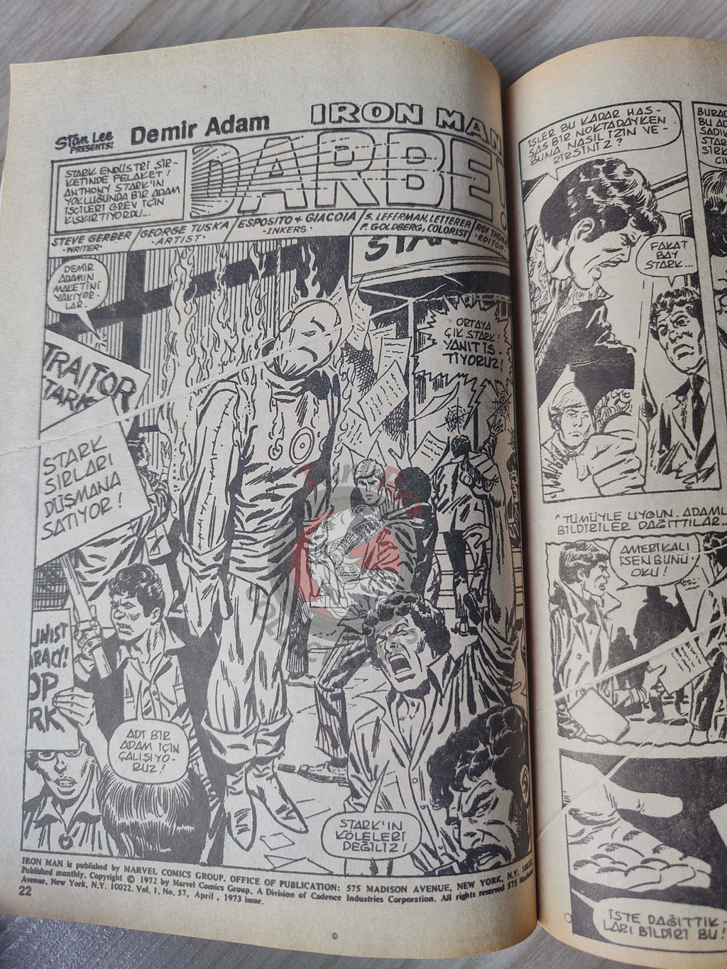 Iron Man #1 1988 Turkish Comic Turkey cover #126 inside #191 #57 #58