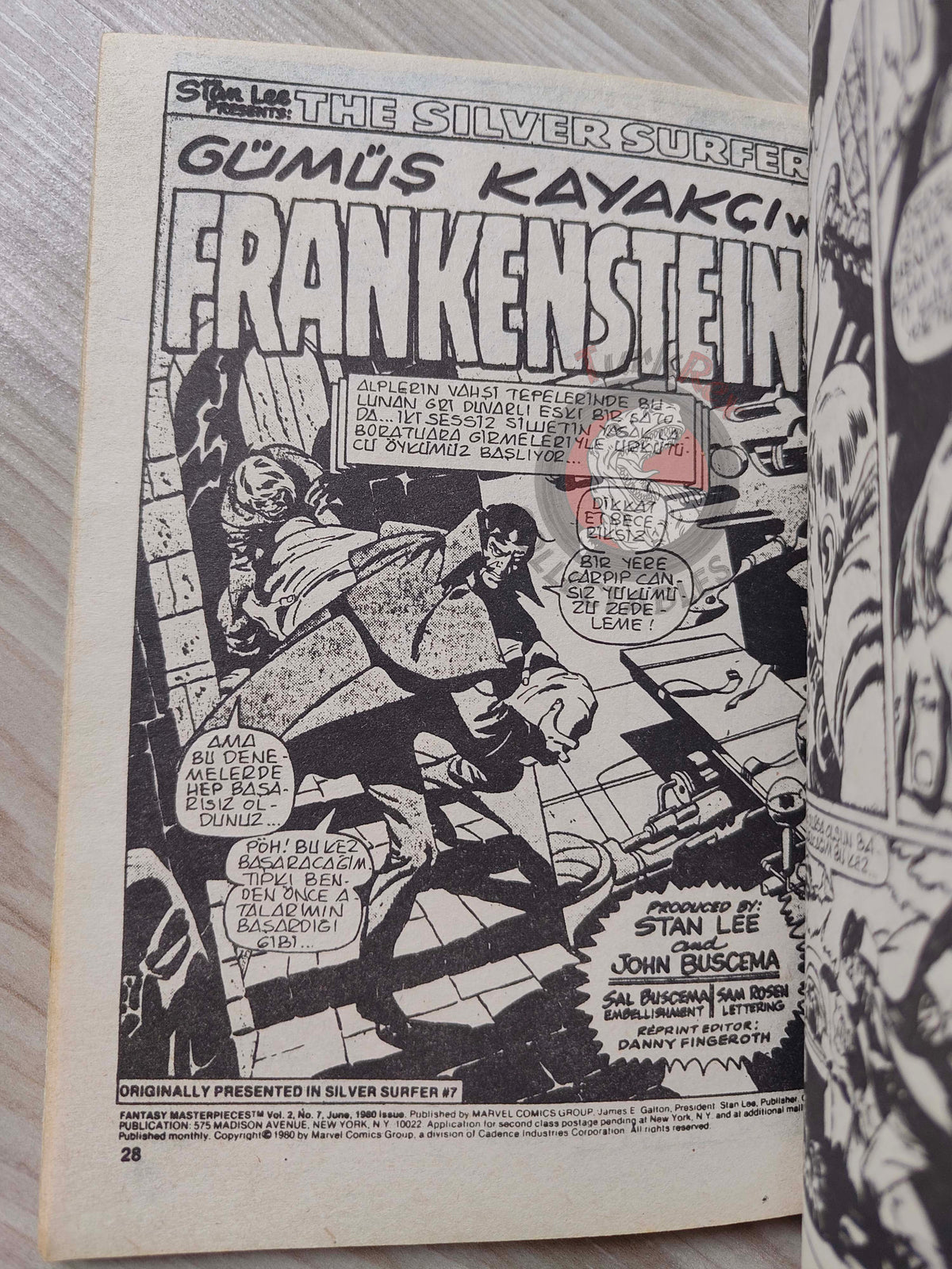 Silver Surfer #5 1987 Turkish Comic Turkey #6 #7 Fantasy Masterpieces #6 What If? #43