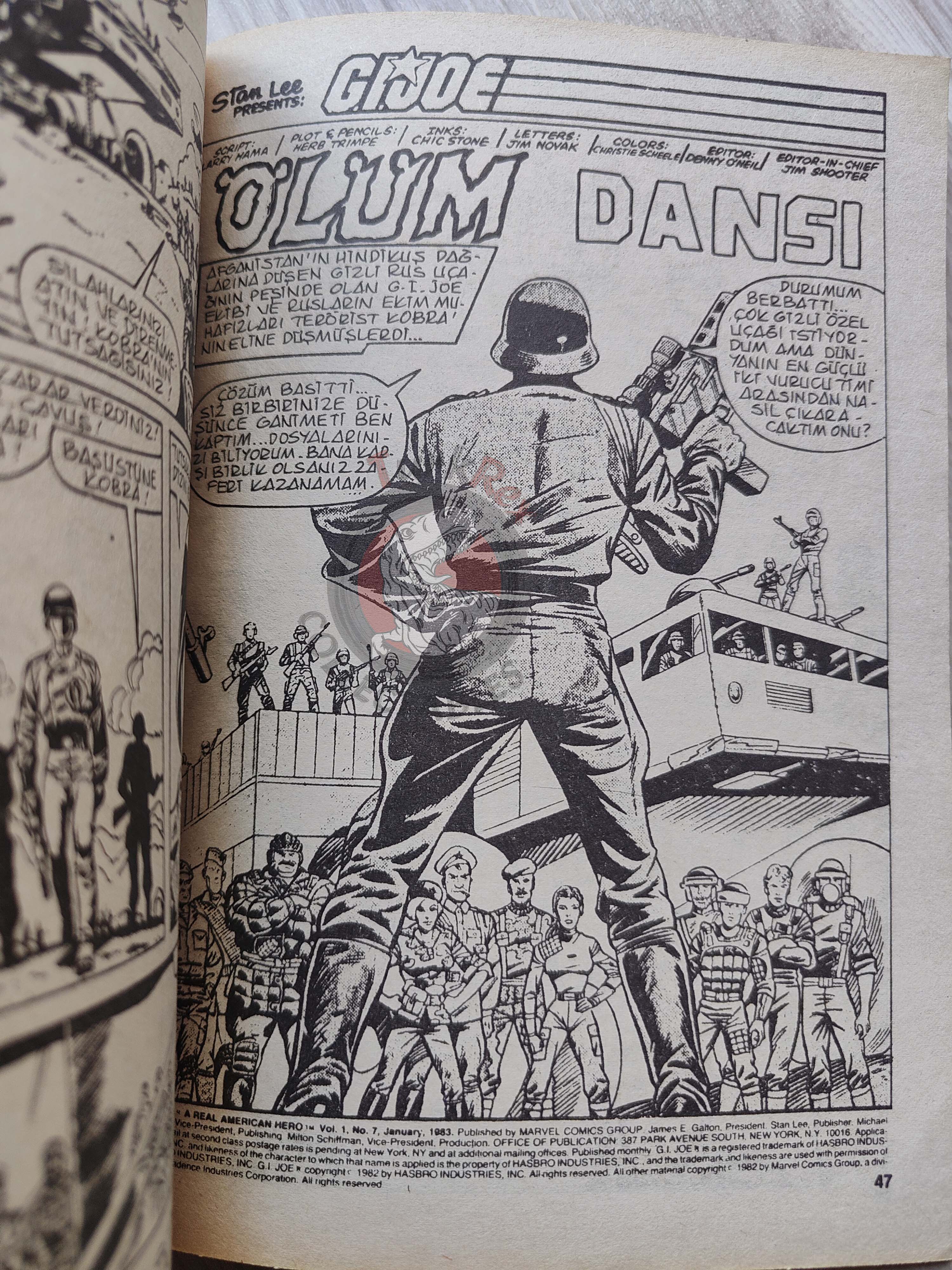 G.I. Joe: A Real American Hero #5 #6 #7 1988 Turkish Comic Turkey