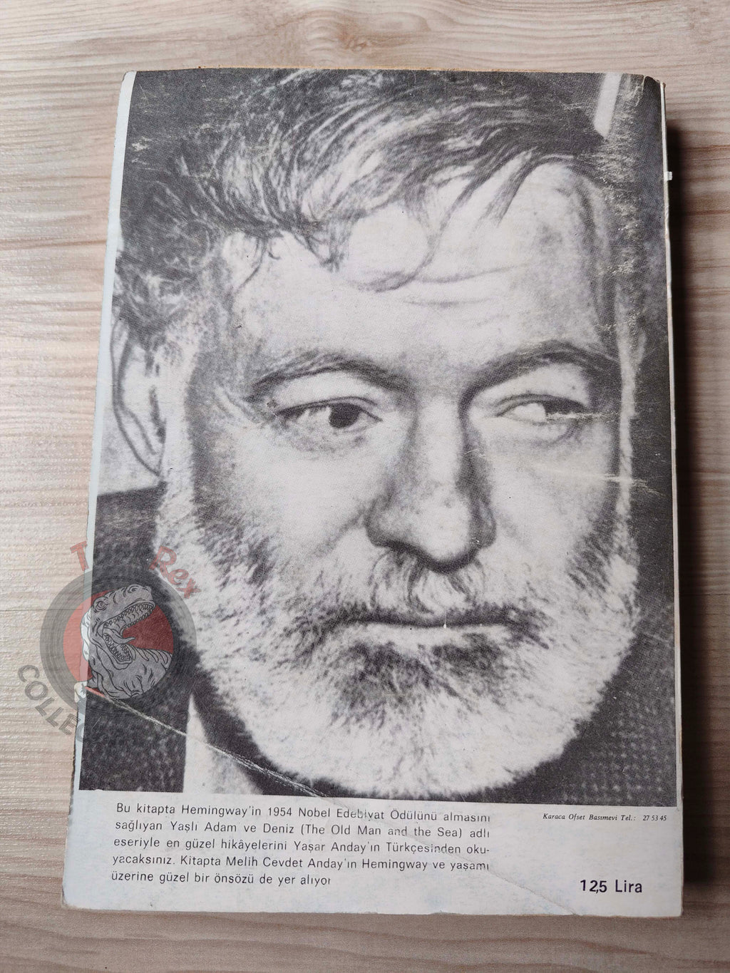 Ernest Hemingway – The Old Man and the Sea 1972 Turkish Book Turkey