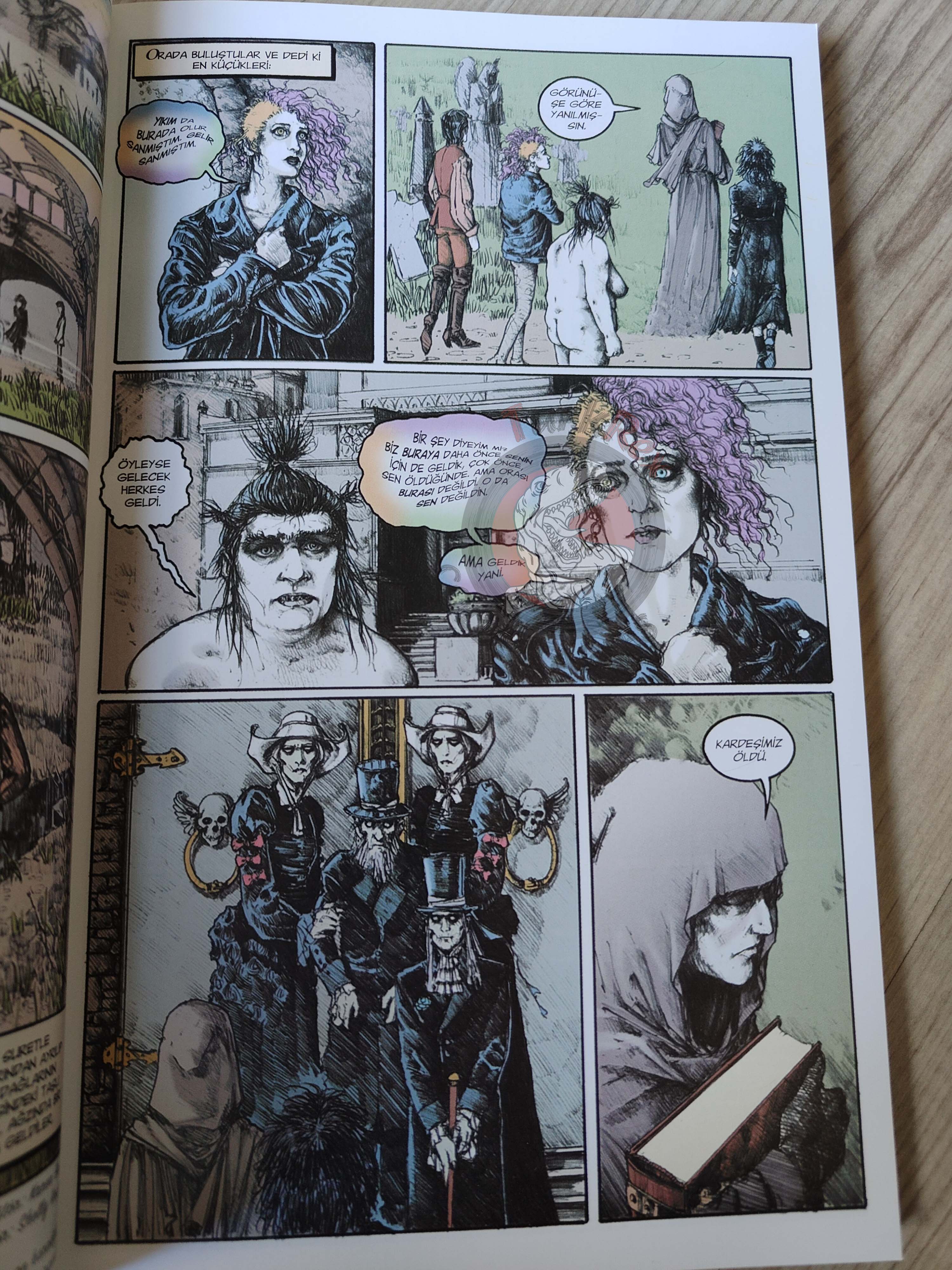 The Sandman Vol #10: The Wake Turkish Comic Turkey