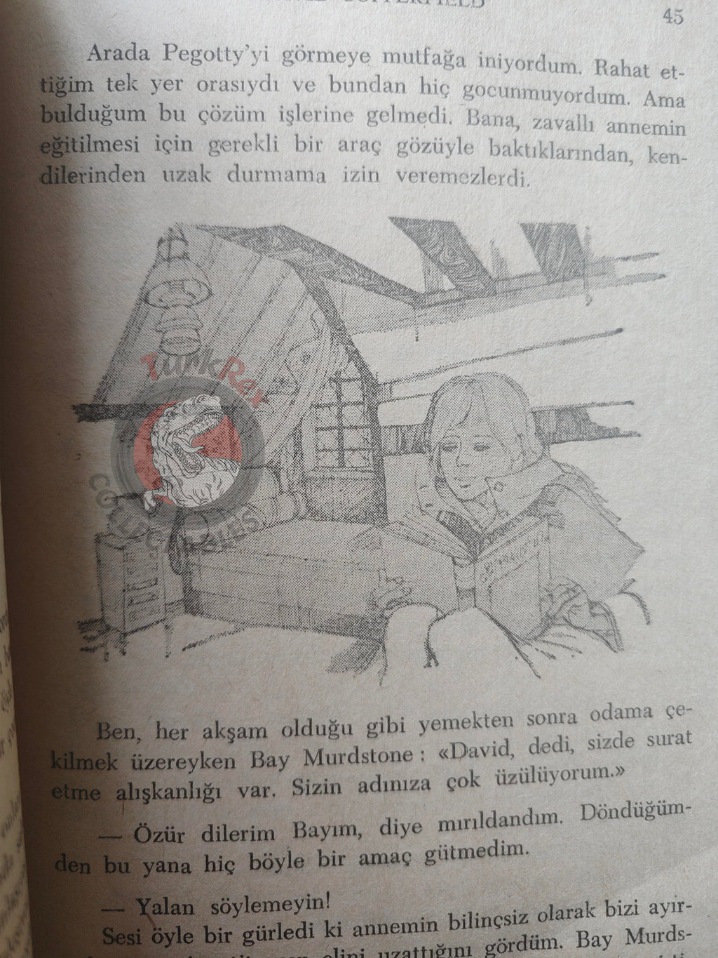 Charles Dickens – David Copperfield 1982 Turkish Book Turkey Illustrated