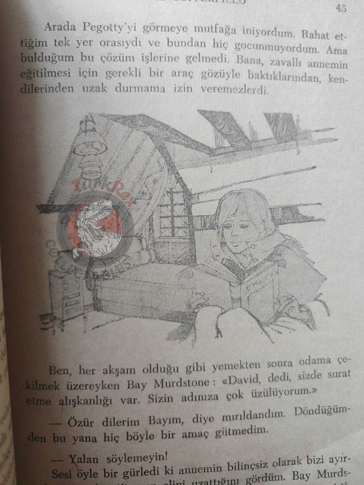 Charles Dickens – David Copperfield 1982 Turkish Book Turkey Illustrated