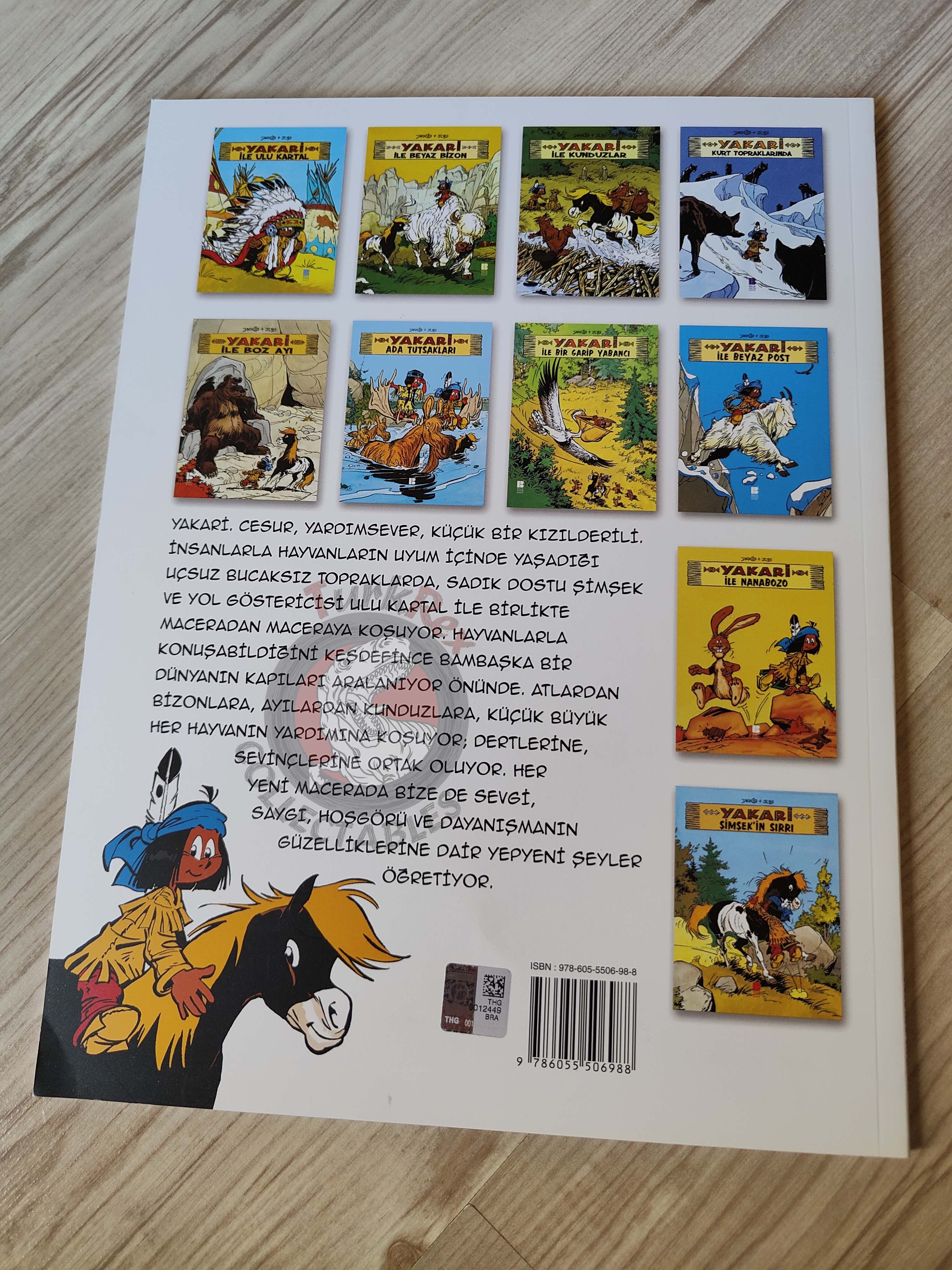Yakari #6 Le secret de petit tonnerre Turkish Comic Turkey Derib + Job