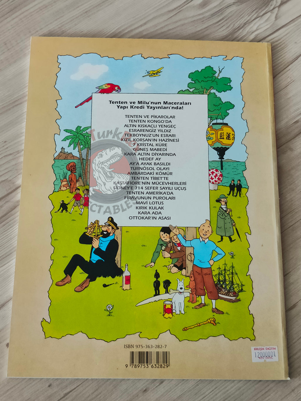 Tintin – The Shooting Star 1998 Turkish Edition Comic Turkey 2nd YKY
