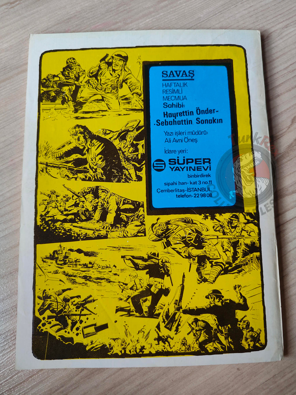 War Picture Library #5 1981 Turkish Comic Turkey WW2 stories