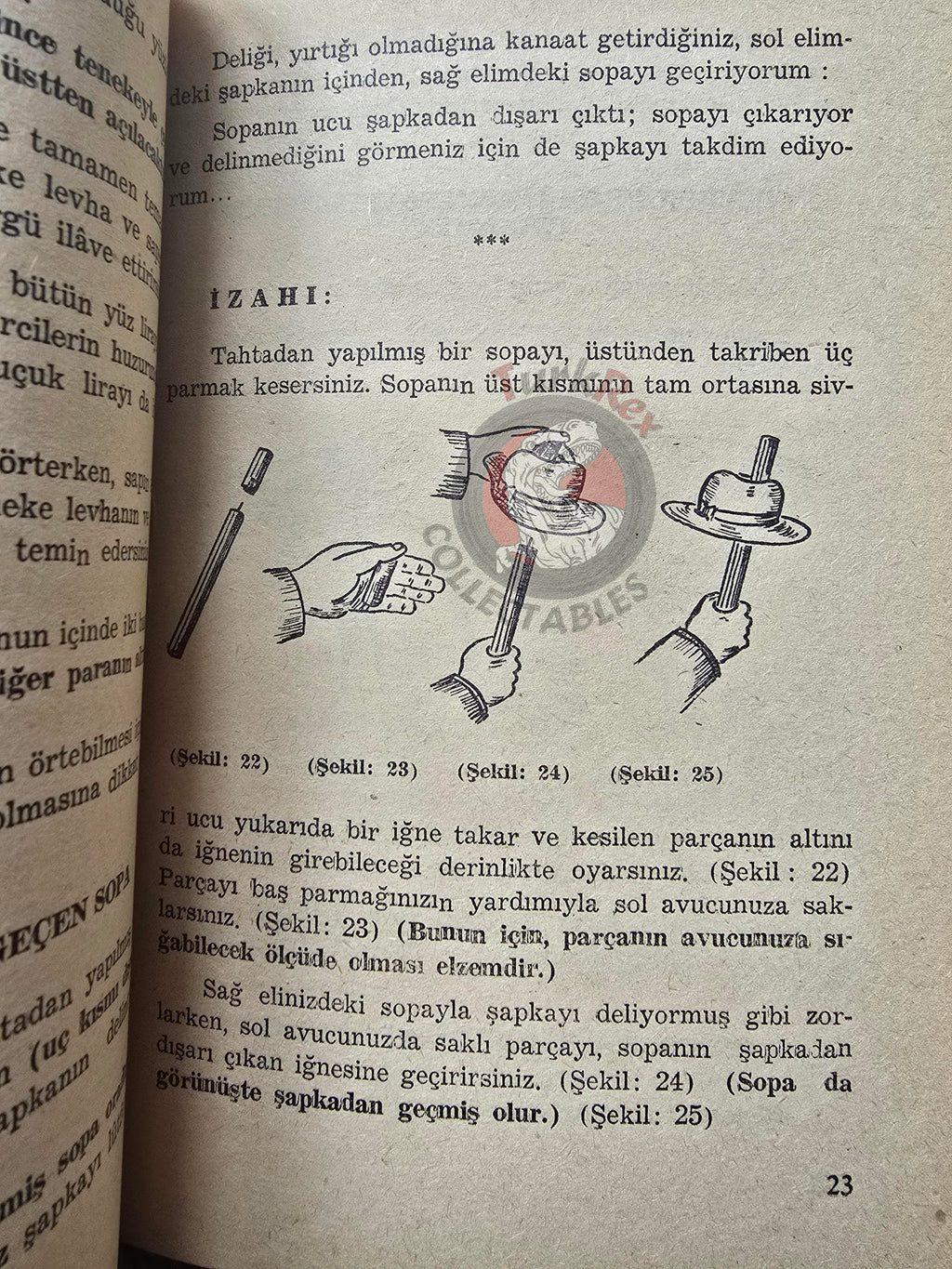 Ahmet Acar – I Am Teaching Illusion 1960 1st Turkish Book Turkey Illustrated Stage Magic