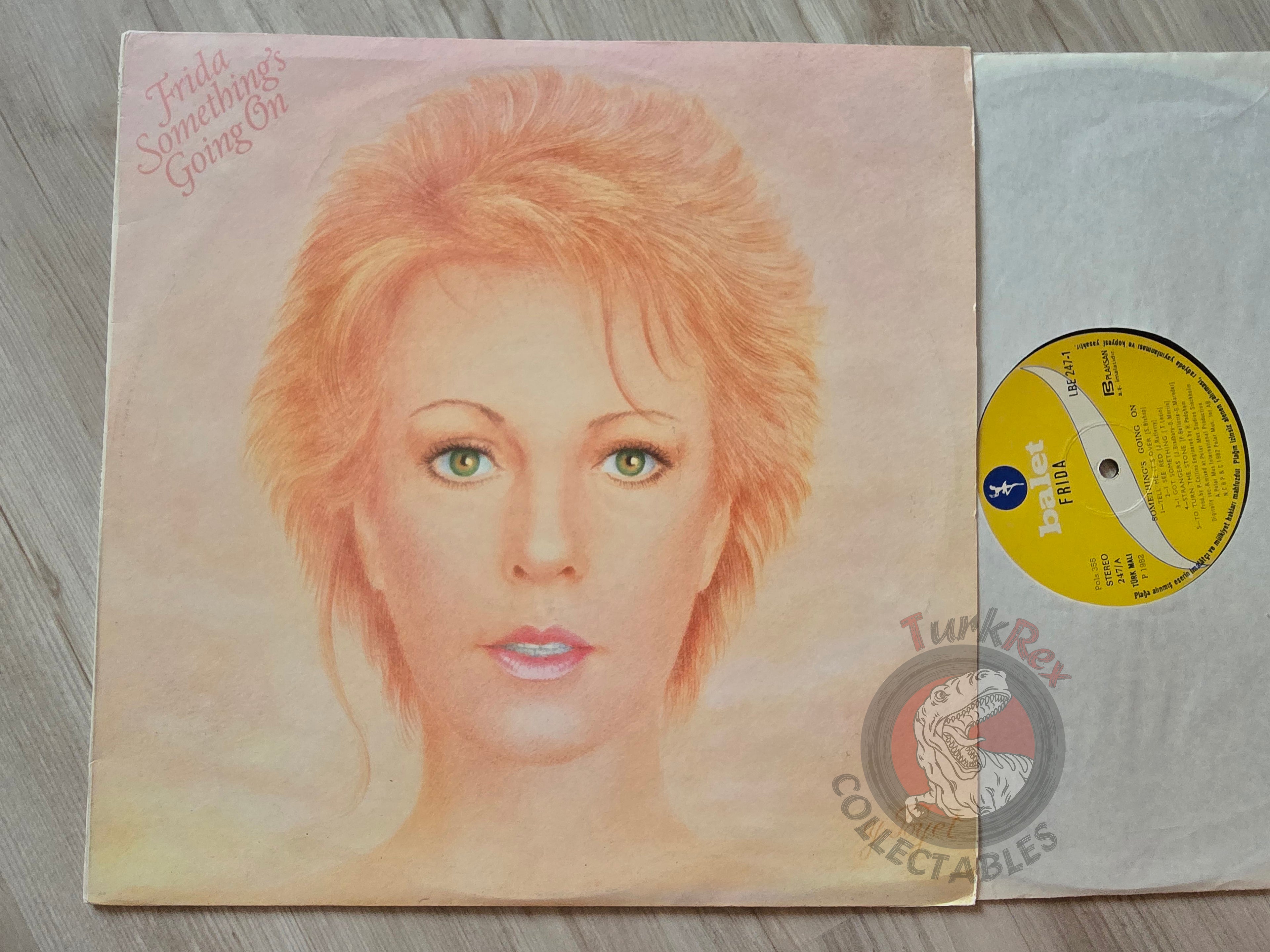Frida – Something's Going On Turkish Pressing Vinyl Turkey Edition