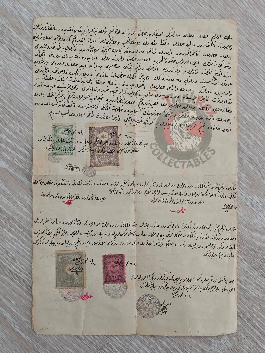 Ottoman 1911 Legal Notice Property Dispute in Amasya Deputy Governor Muş Armenian Citizens Armenia
