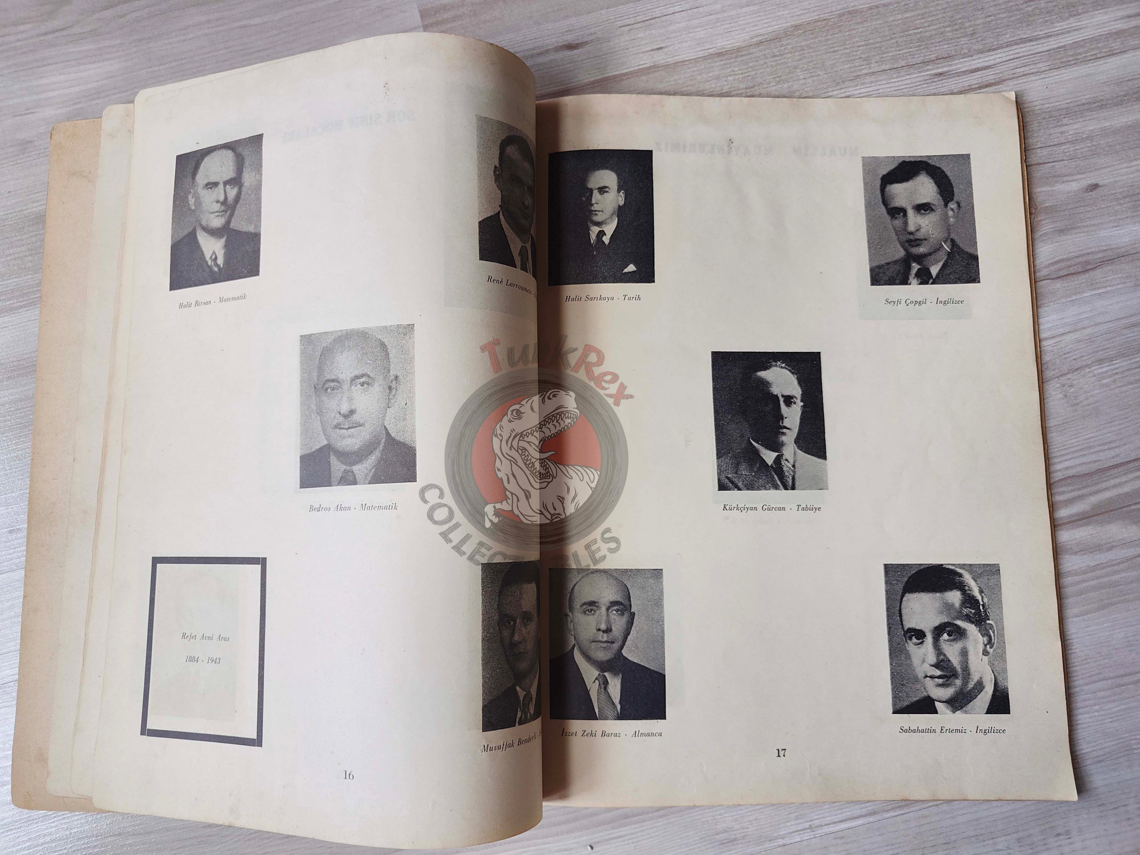 Galatasaray High School 1942–1943 Graduates Yearbook Turkish Book Turkey